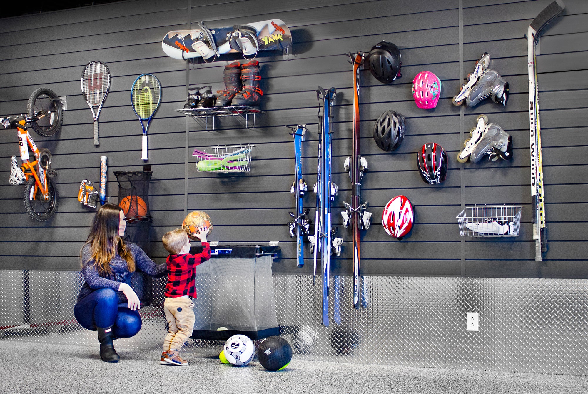 Garage slatwall discount