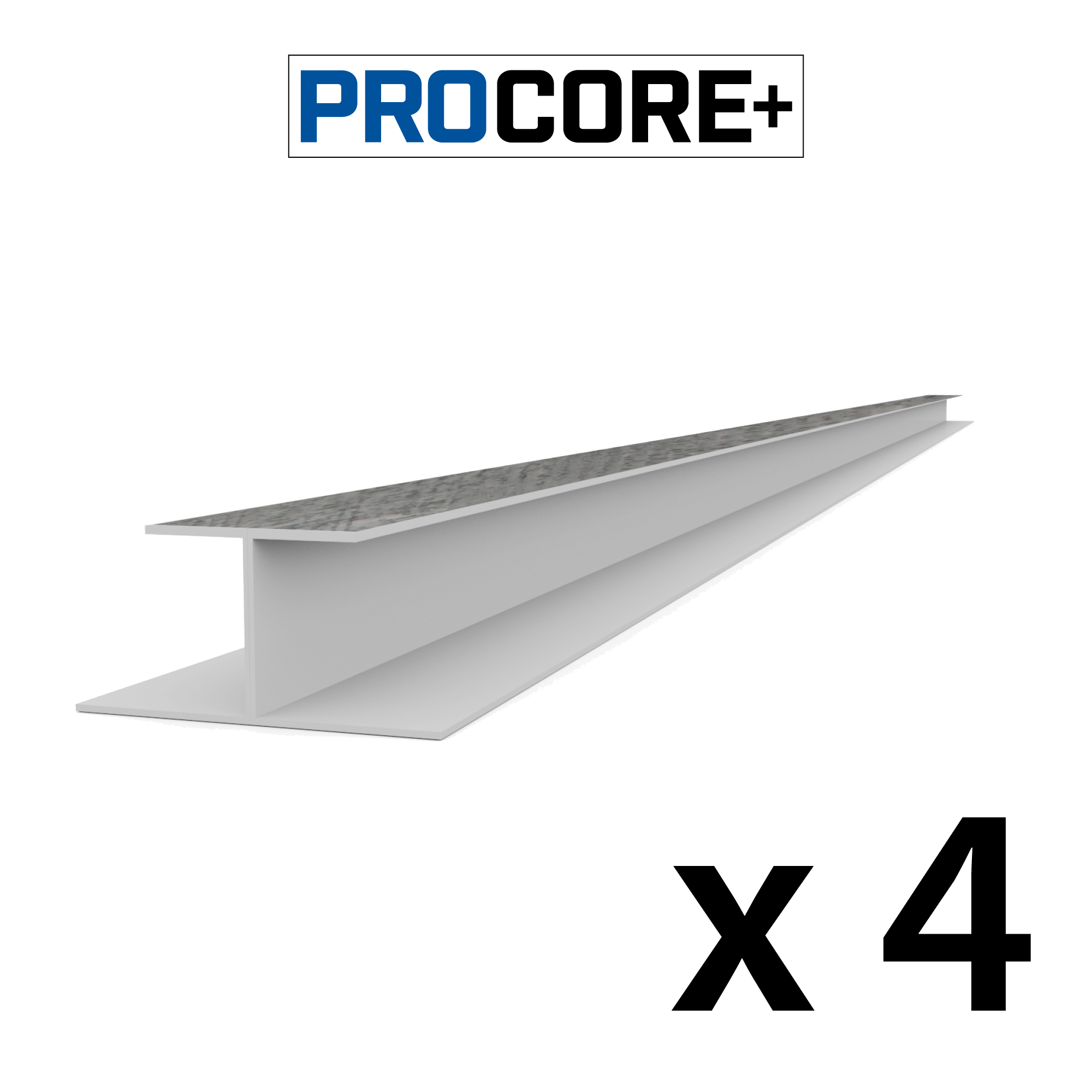 8 ft. PROCORE PLUS PVC H-Trim Pack