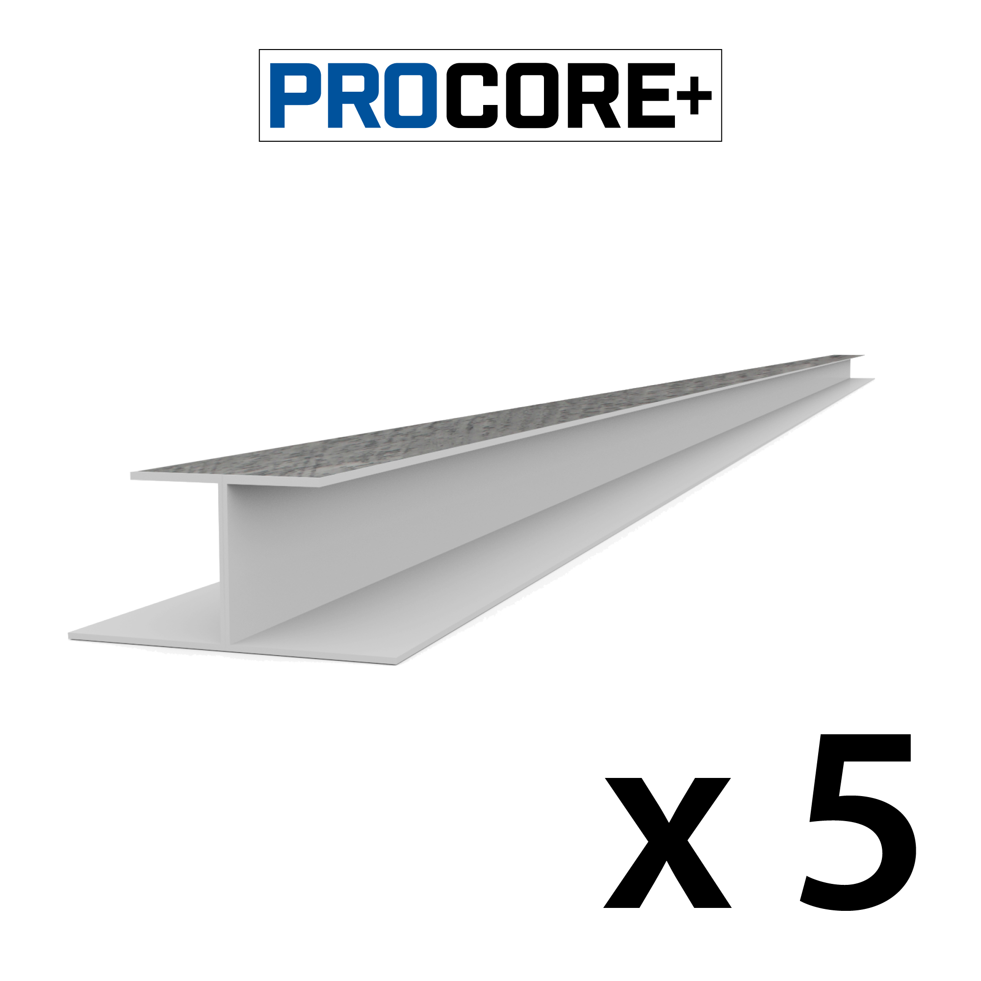 8 ft. PROCORE PLUS PVC H-Trim Pack
