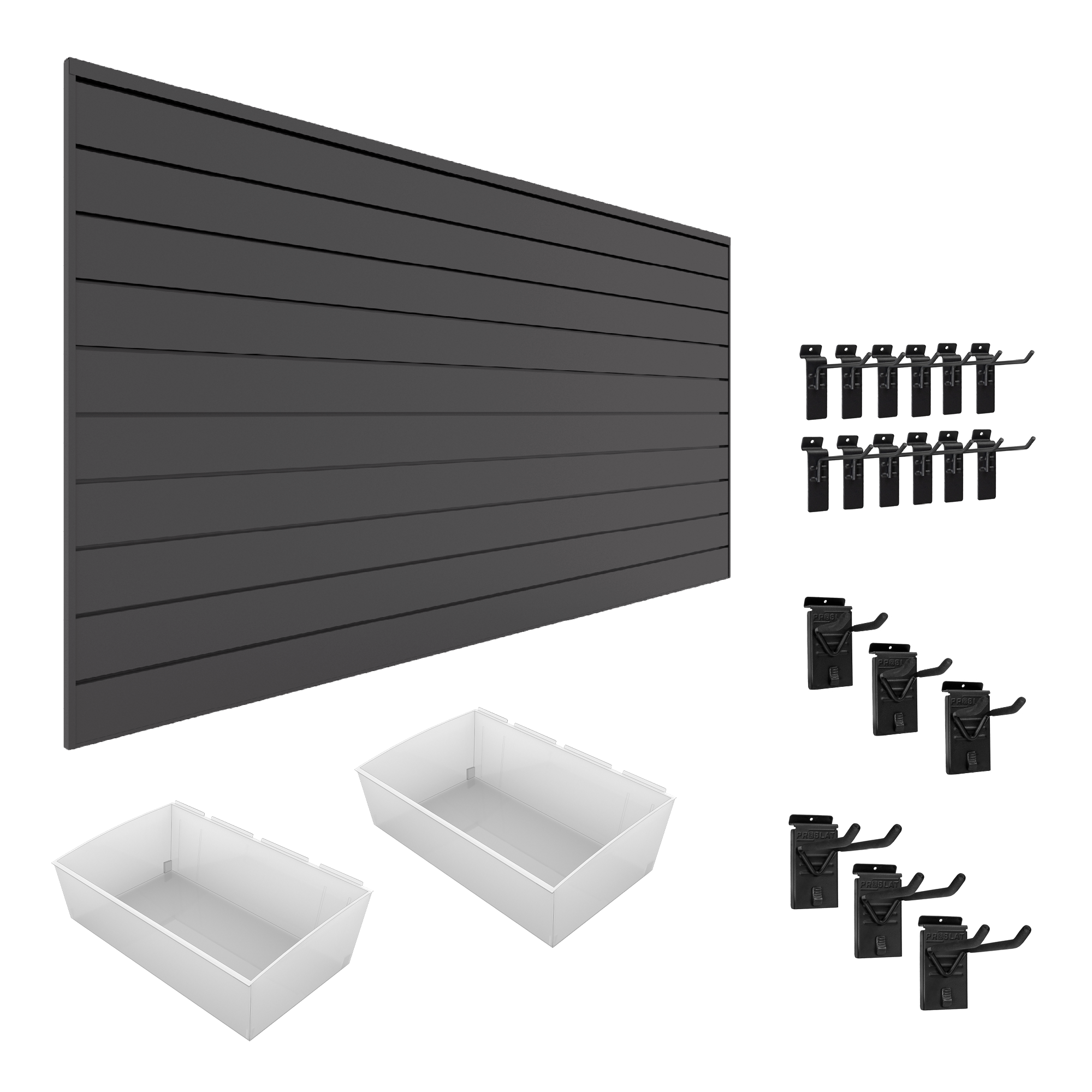 Classic Slatwall Organizer Bundle – STEALTH