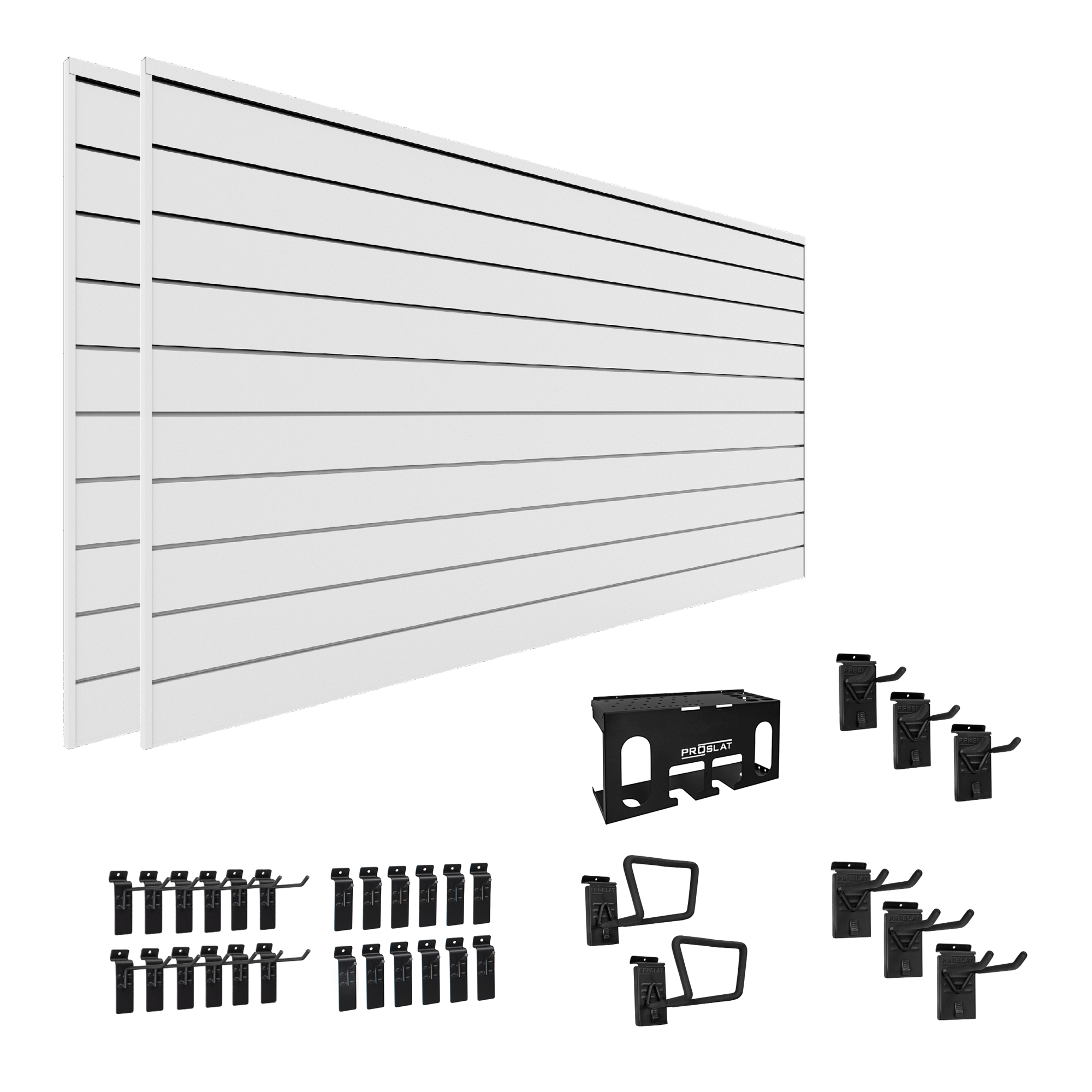 Classic Slatwall Ultimate Tool Organizer Bundle – STEALTH