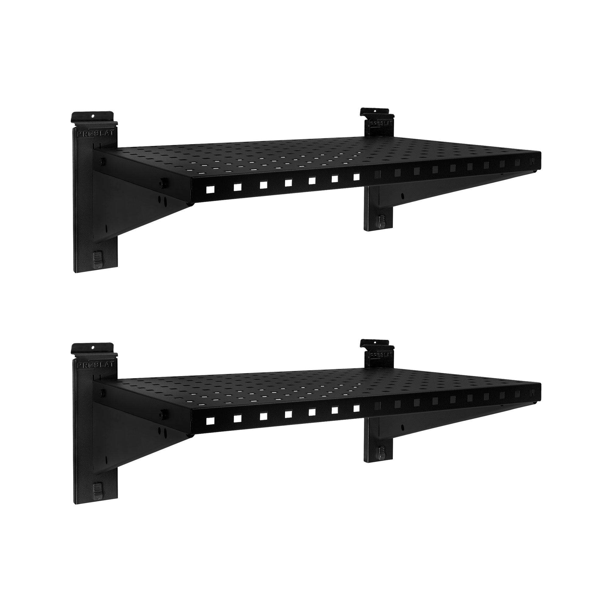 24 in. Heavy Duty Metal Shelves - 2 Pack