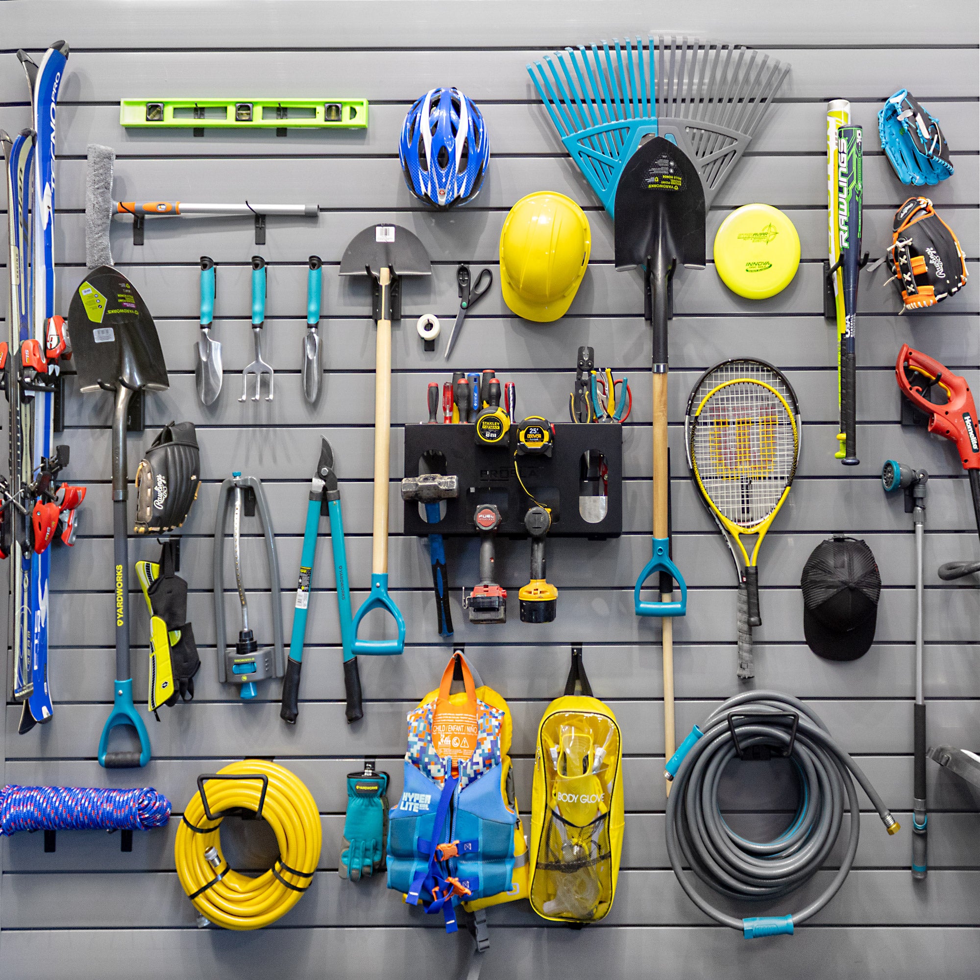 Classic Slatwall Ultimate Tool Organizer Bundle – STEALTH