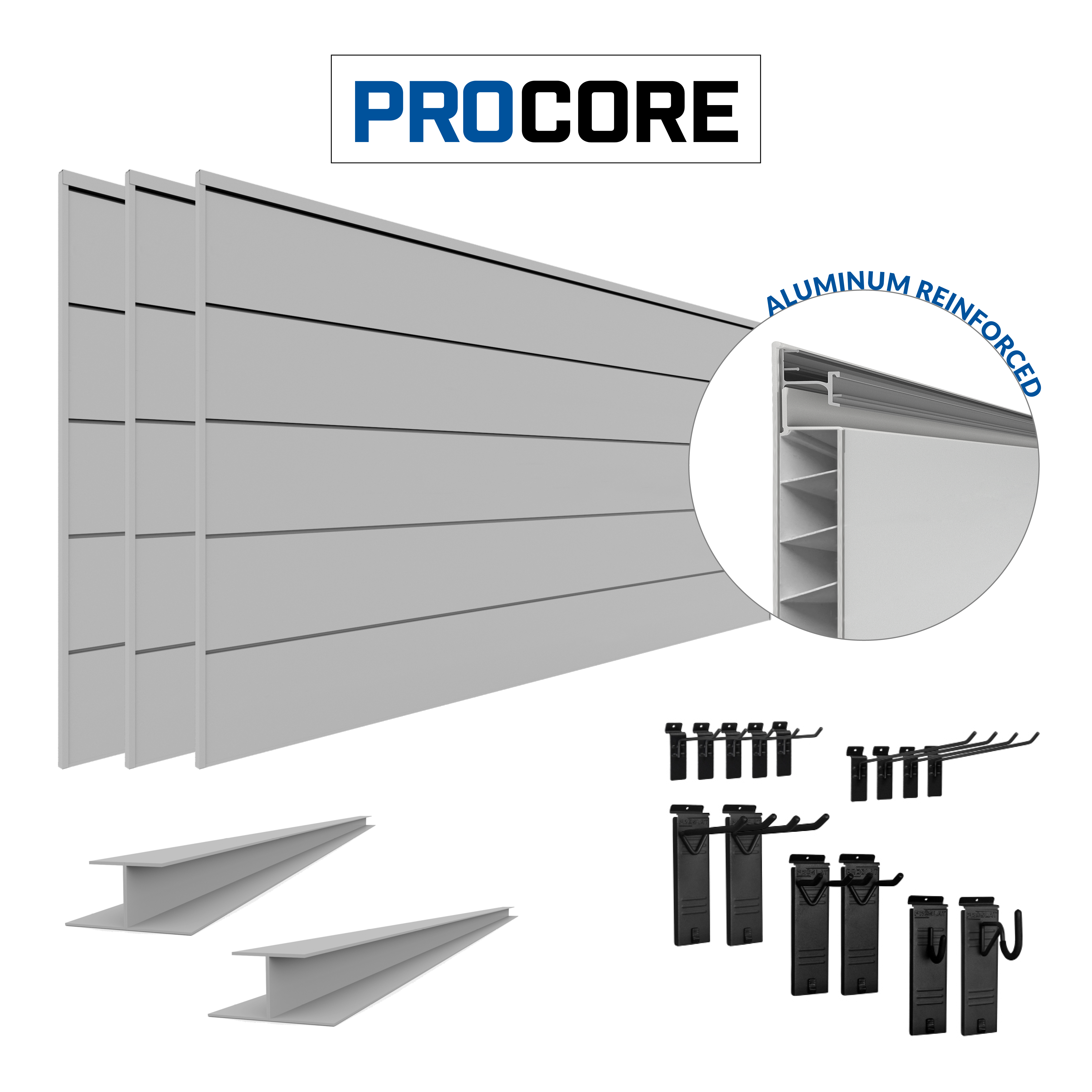 XL PROCORE Slatwall Standard Bundle