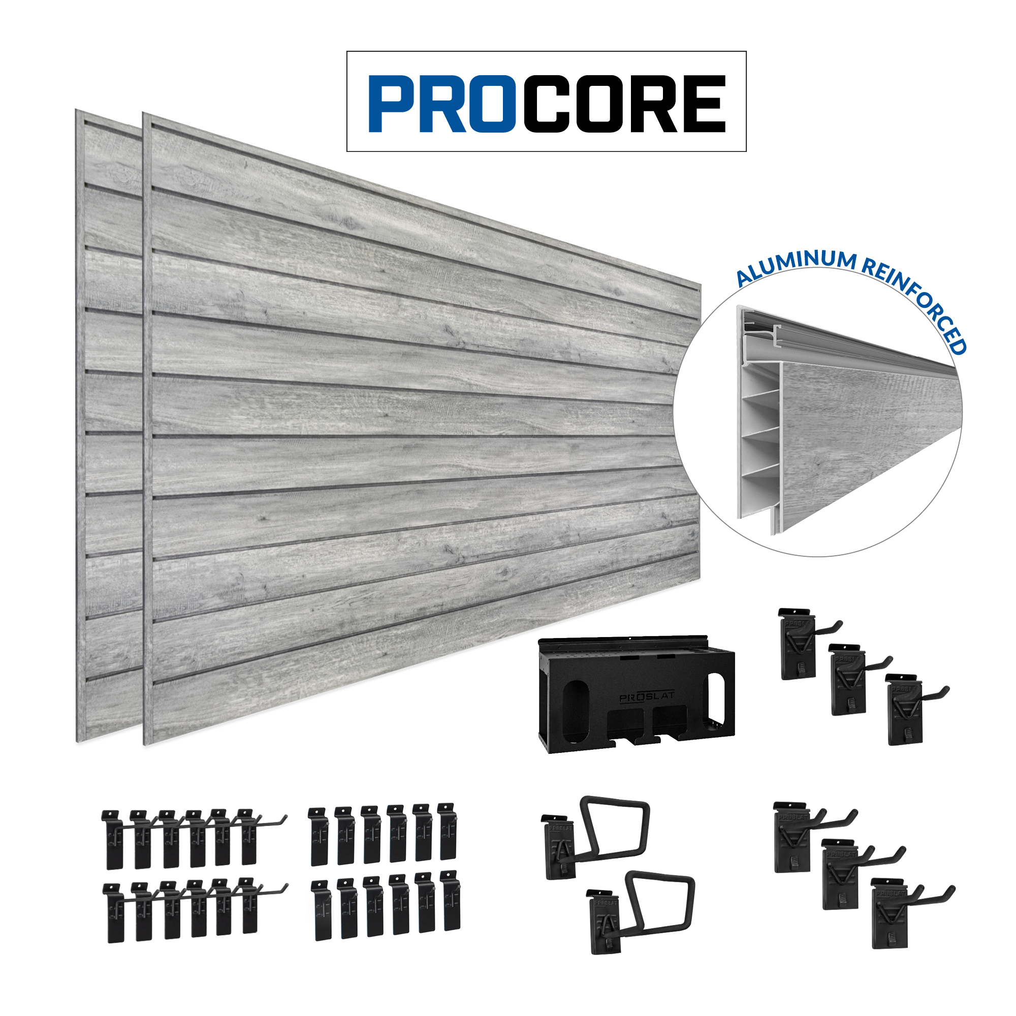 PROCORE Slatwall Ultimate Tool Organizer Bundle