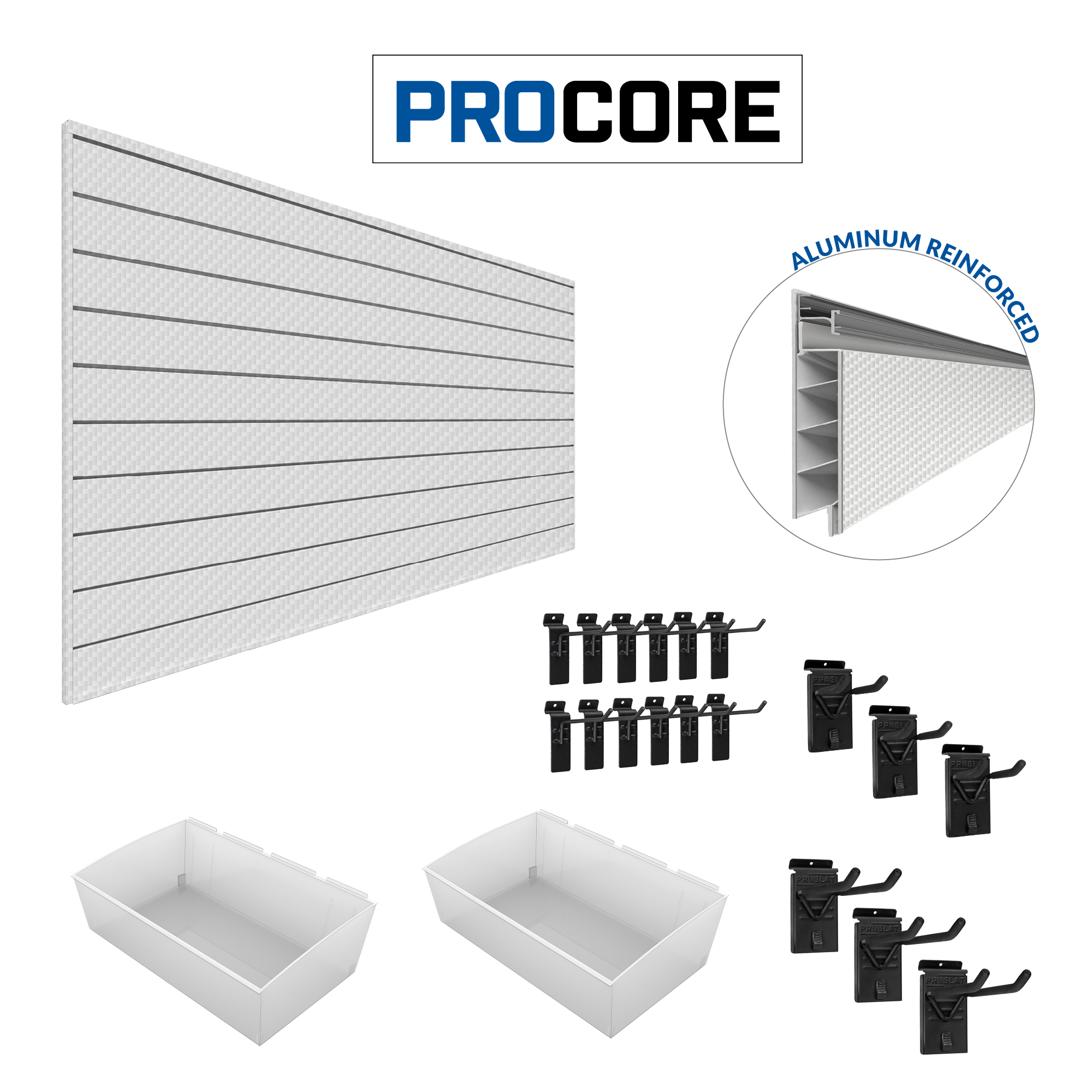 PROCORE Slatwall Organizer Bundle
