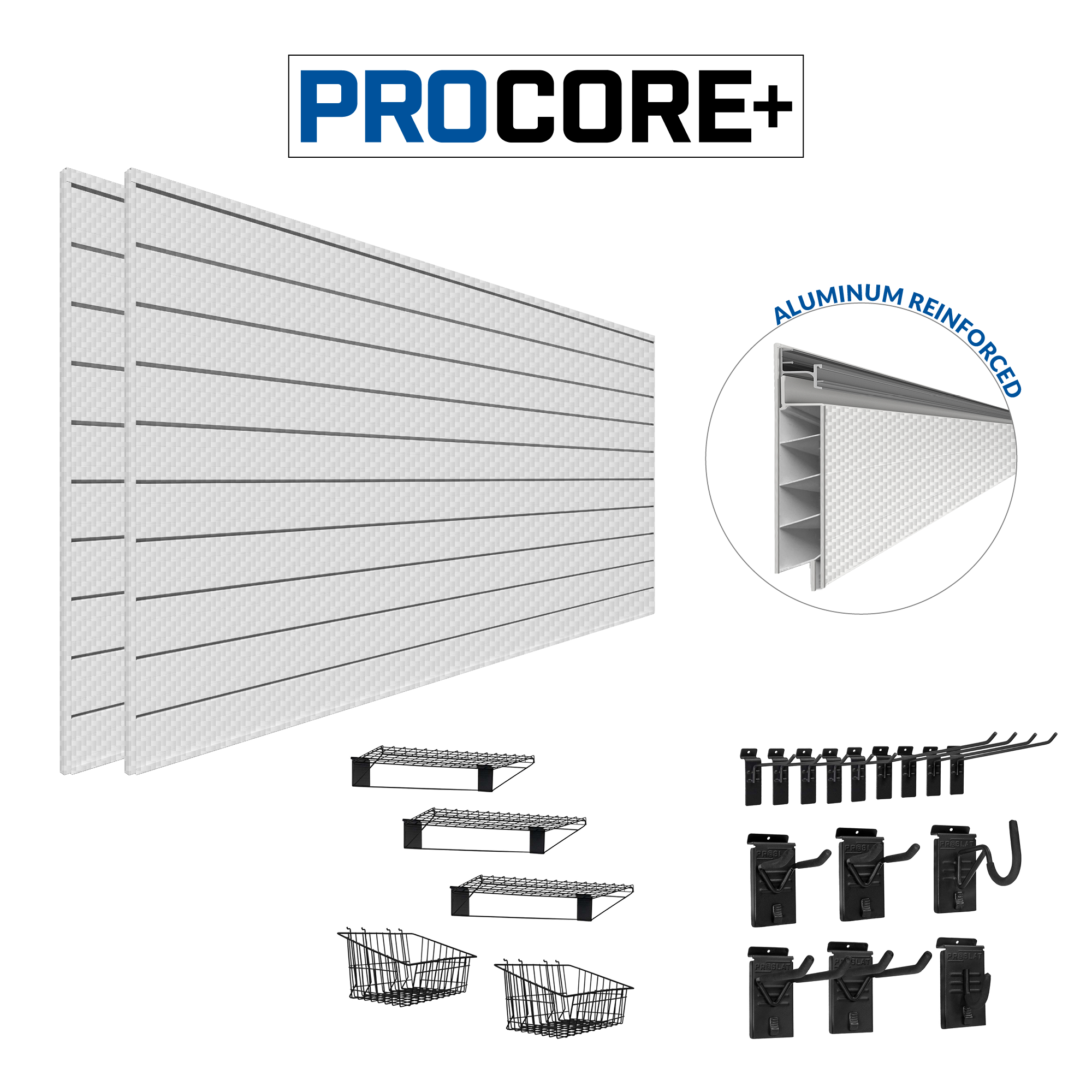 PROCORE PLUS Slatwall Ultimate Bundle – STEALTH