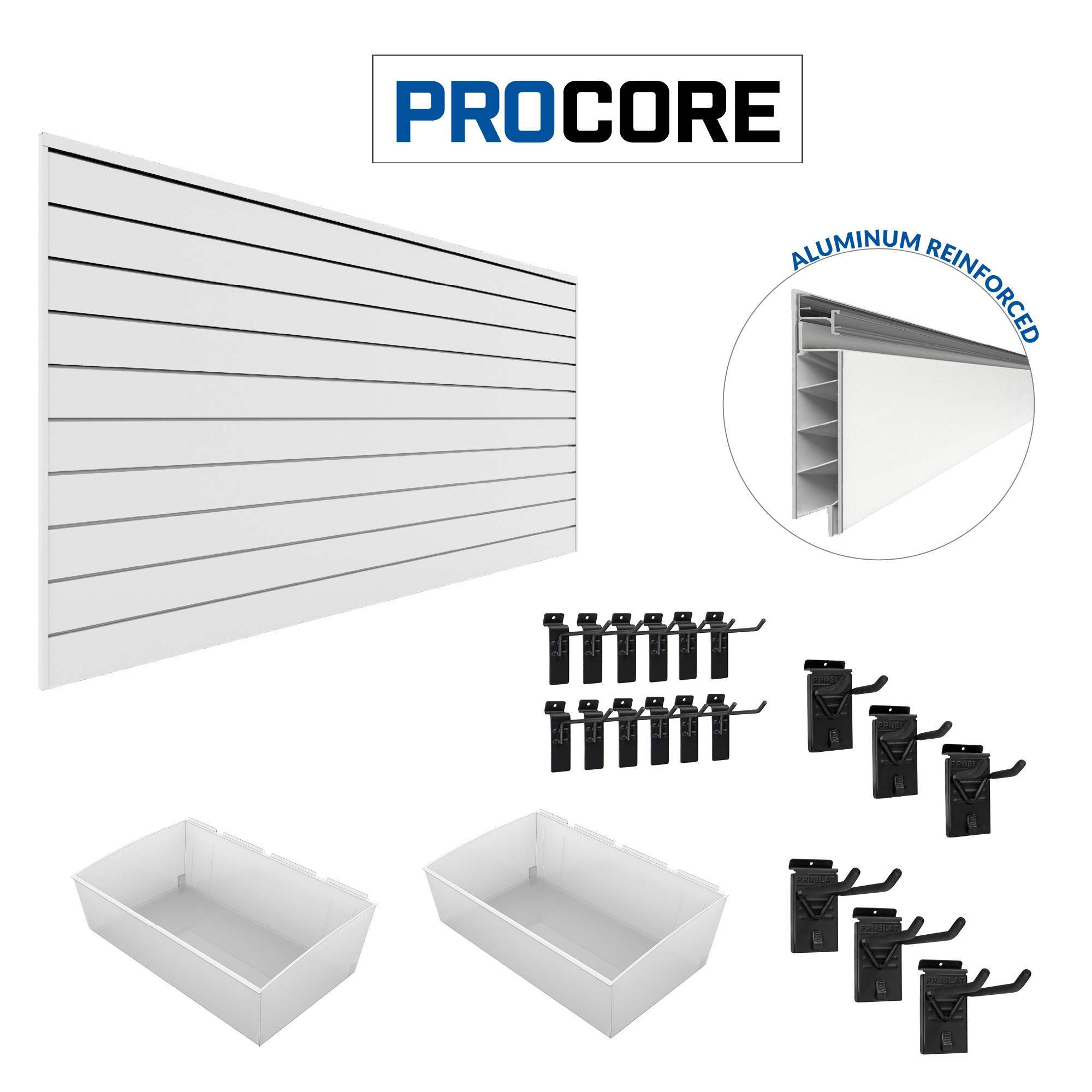PROCORE Slatwall Organizer Bundle