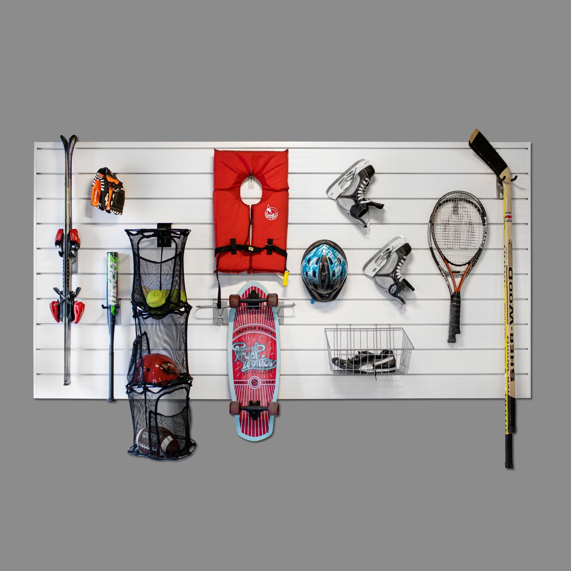 4 ft. x 8 ft. PROCORE PVC Slatwall – 3 Pack 96 sq ft