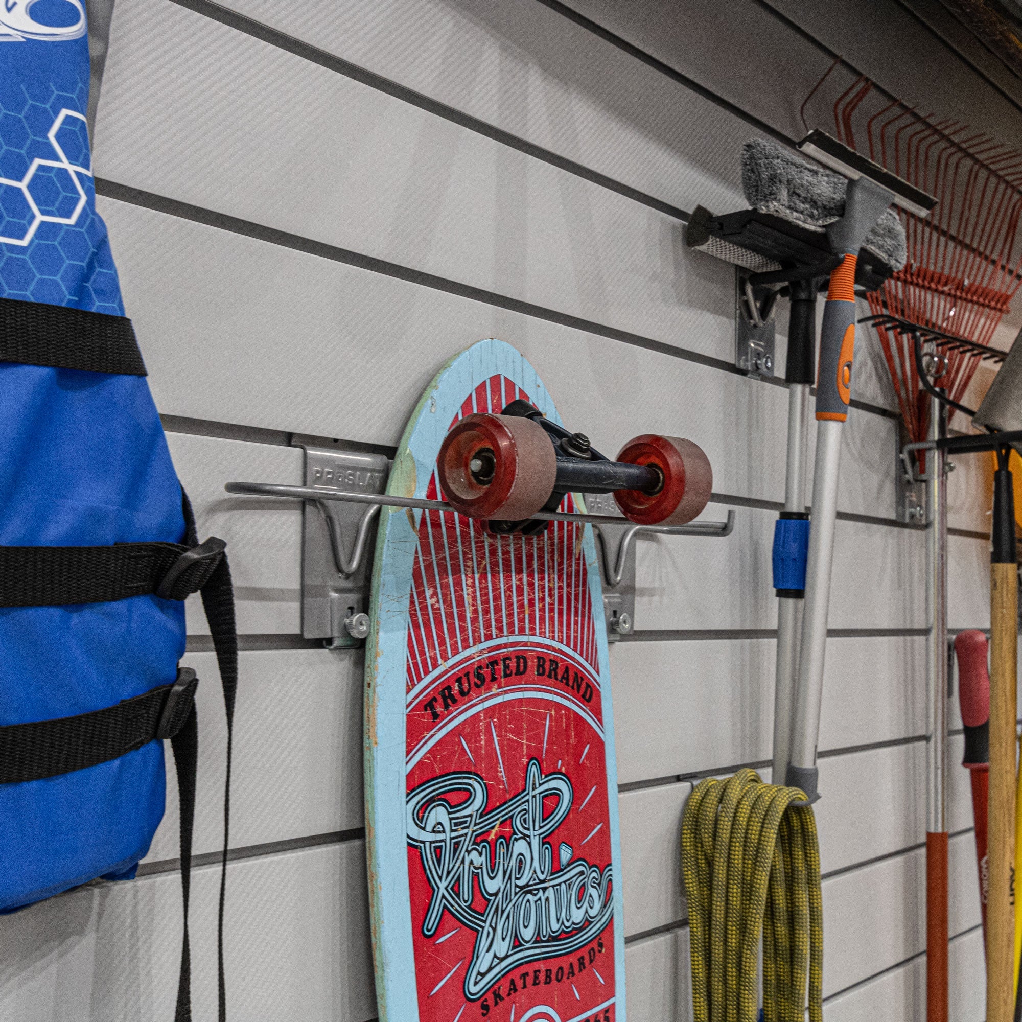 4 ft. x 8 ft. PROCORE PLUS PVC Slatwall – 3 Pack 96 sq ft