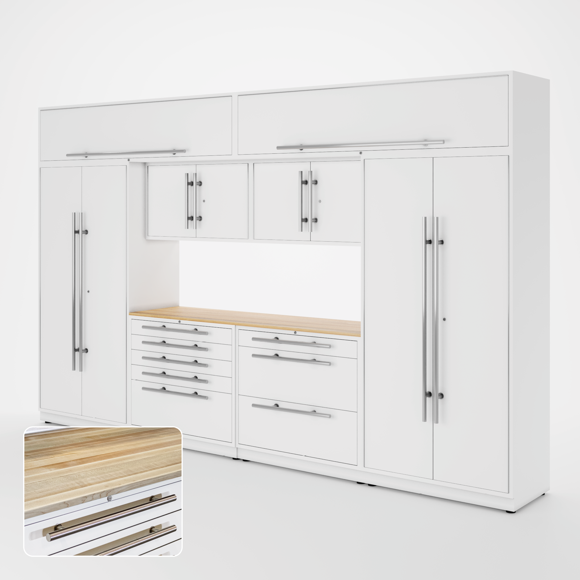 LUX Cabinets – 13 ft set – TOOL – Overheads