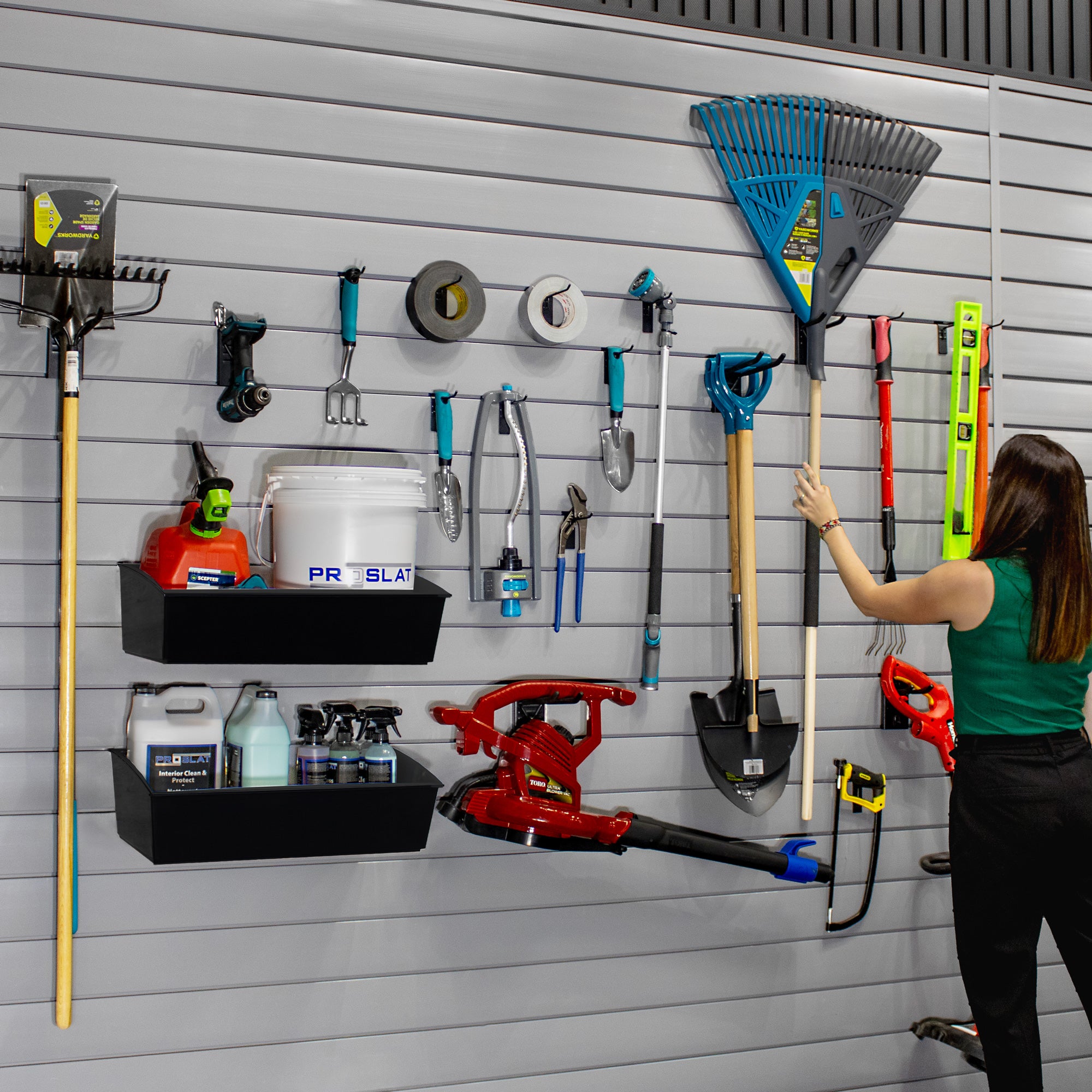 4 ft. x 8 ft. PROCORE PVC Slatwall – 2 Pack 64 sq ft