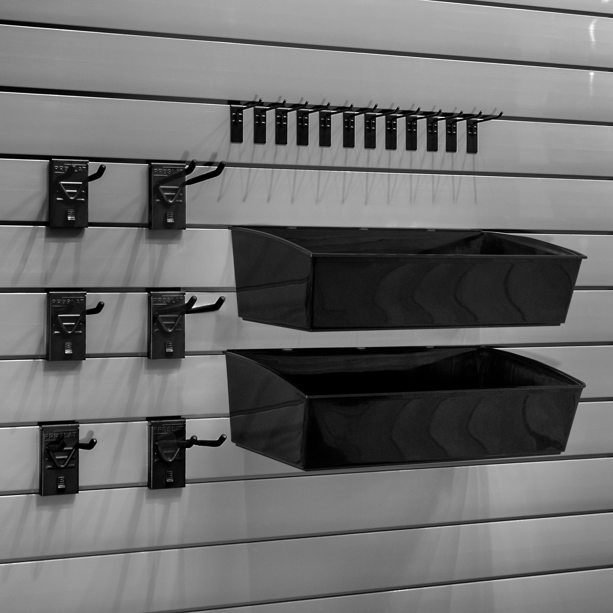 PVC Slatwall Organizer Bundle – STEALTH