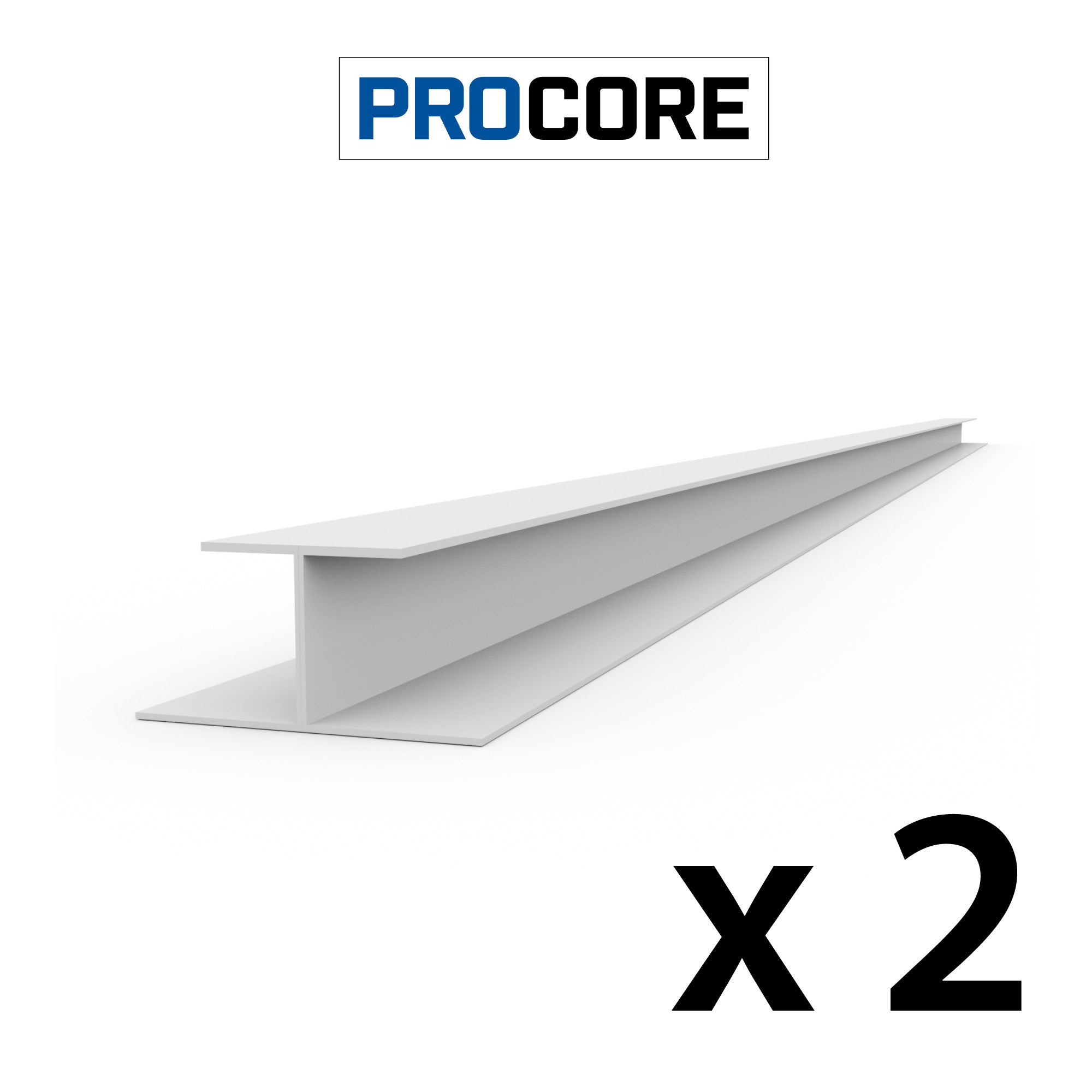 8 ft. PROCORE PVC H Trim Pack