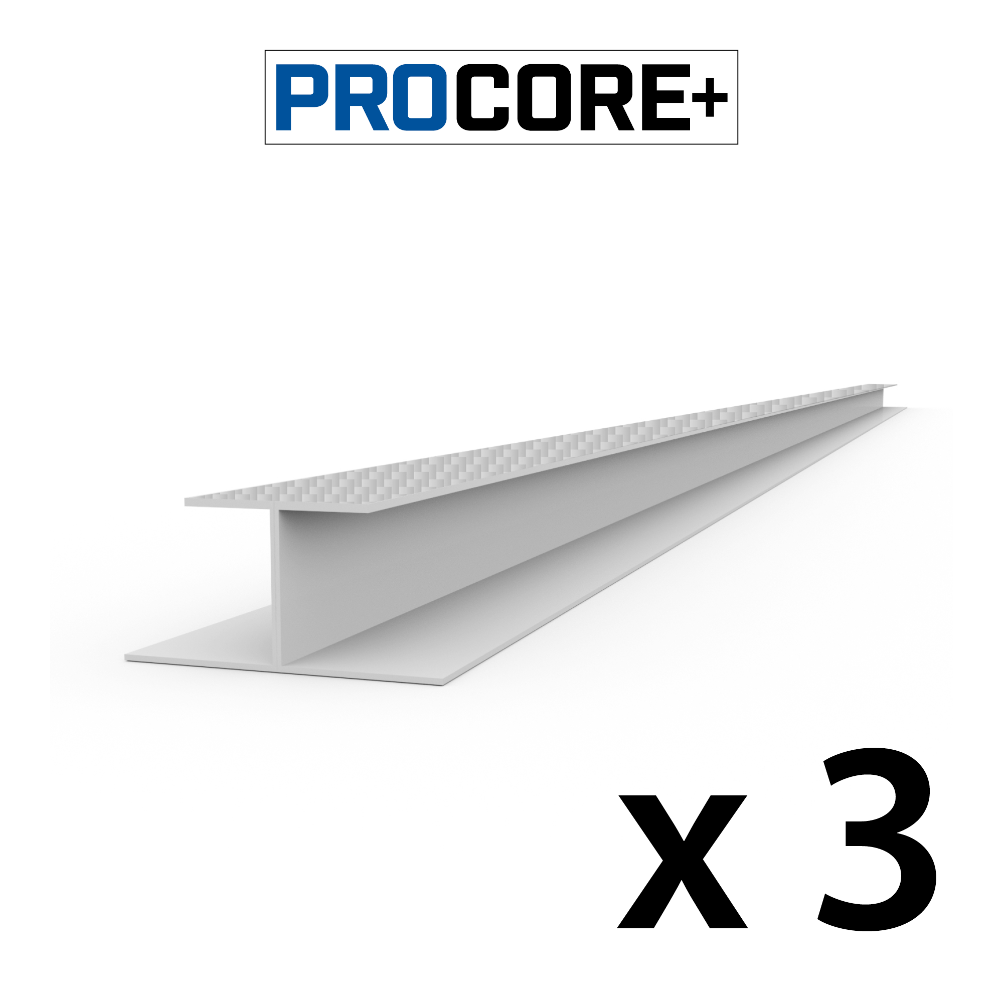 8 ft. PROCORE PLUS PVC H-Trim Pack