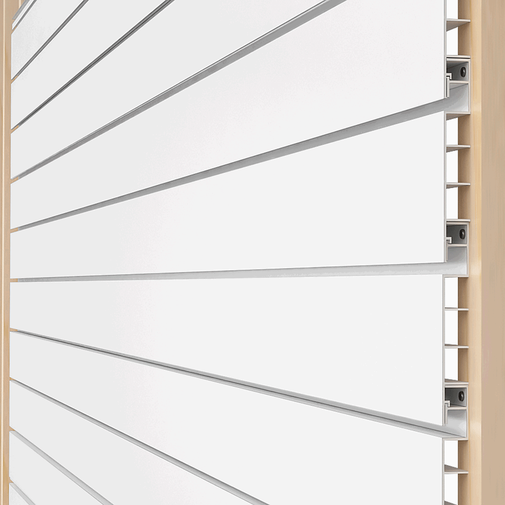 4 ft. x 4 ft. PVC Slatwall - Proslat US
