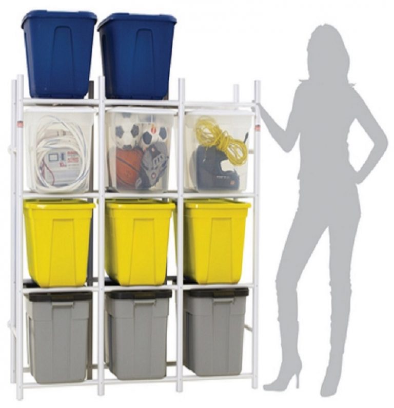 Bin Warehouse Rack – 12 Totes Compact