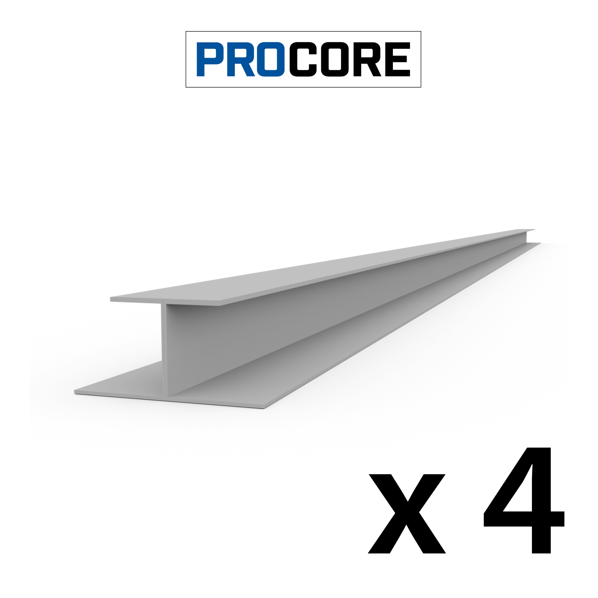 8 ft. PROCORE PVC H Trim Pack