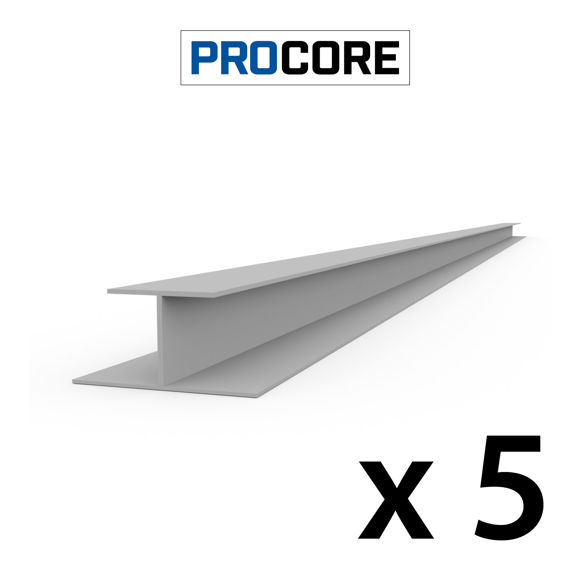 8 ft. PROCORE PVC H Trim Pack