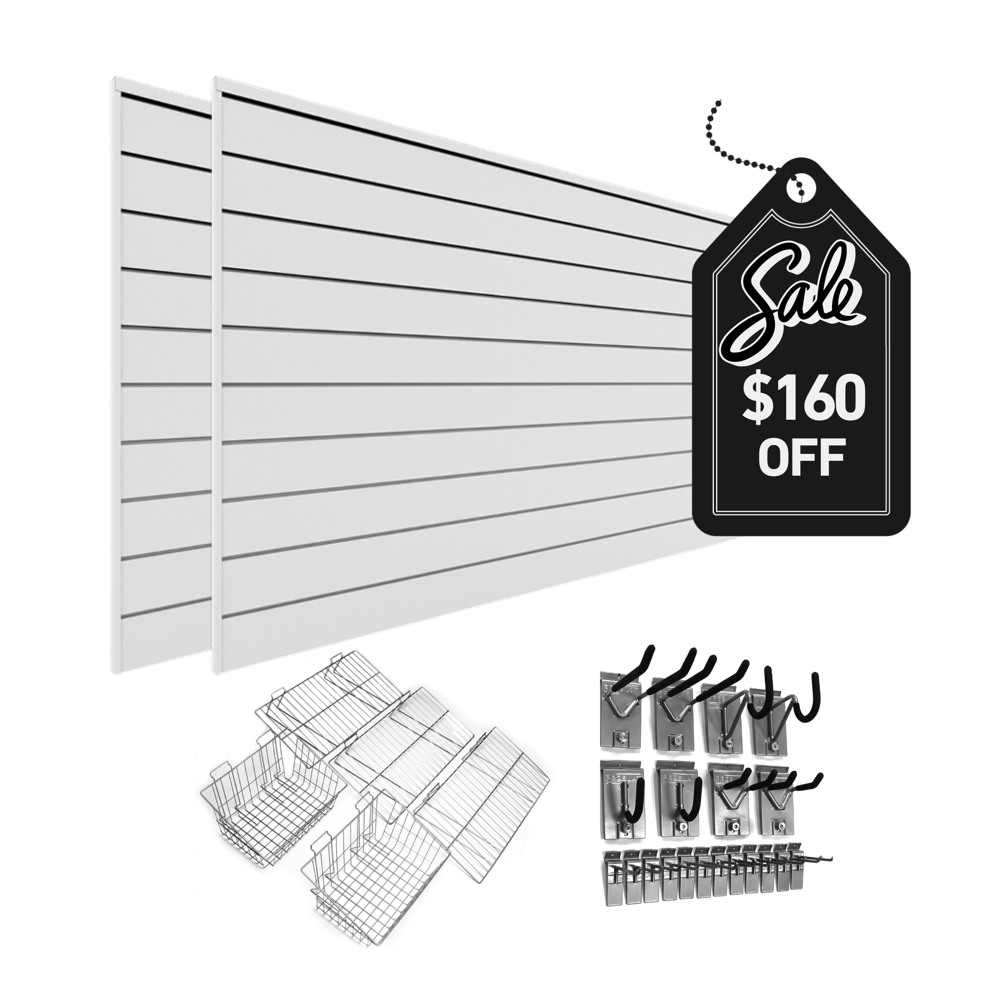 PVC Slatwall Ultimate Bundle