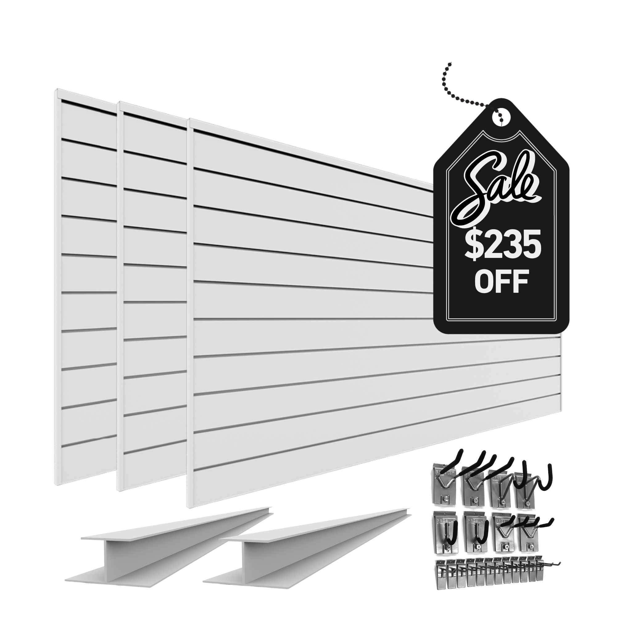 PVC Slatwall Standard Bundle