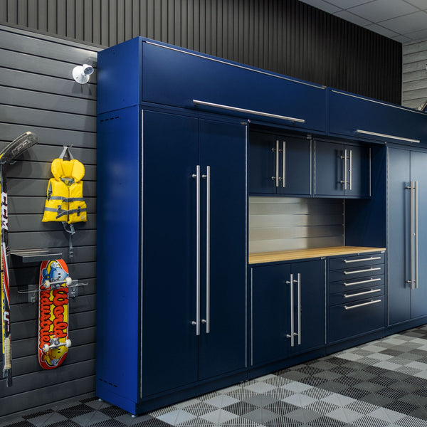 Lifts, Cabinets, Racks & Flooring - Custom Storage | Proslat Garage