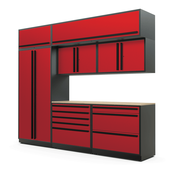 FusionPlus 10 ft set – TOOL – Overheads – Red with Maple Wood Top