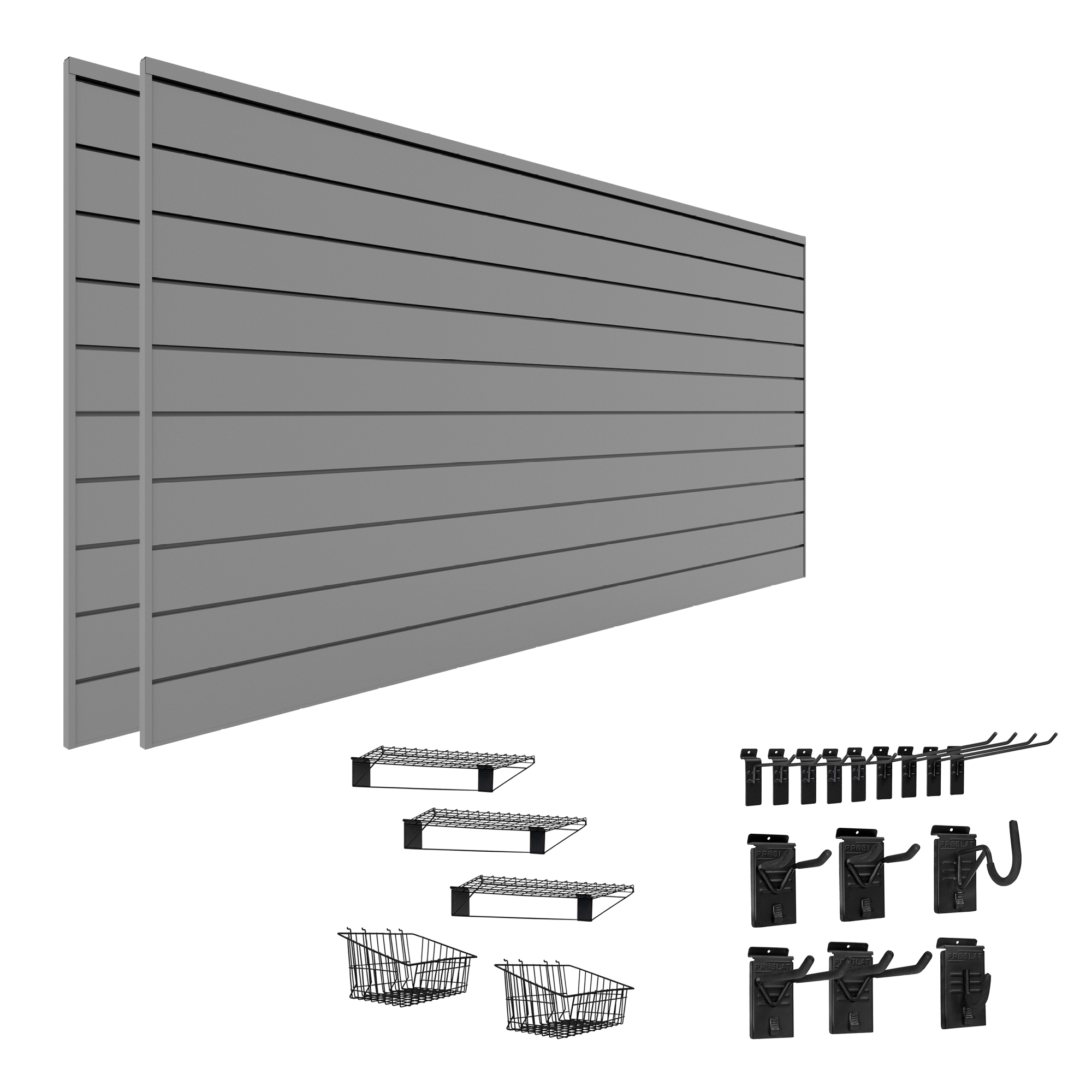 PVC Slatwall Ultimate Bundle – STEALTH