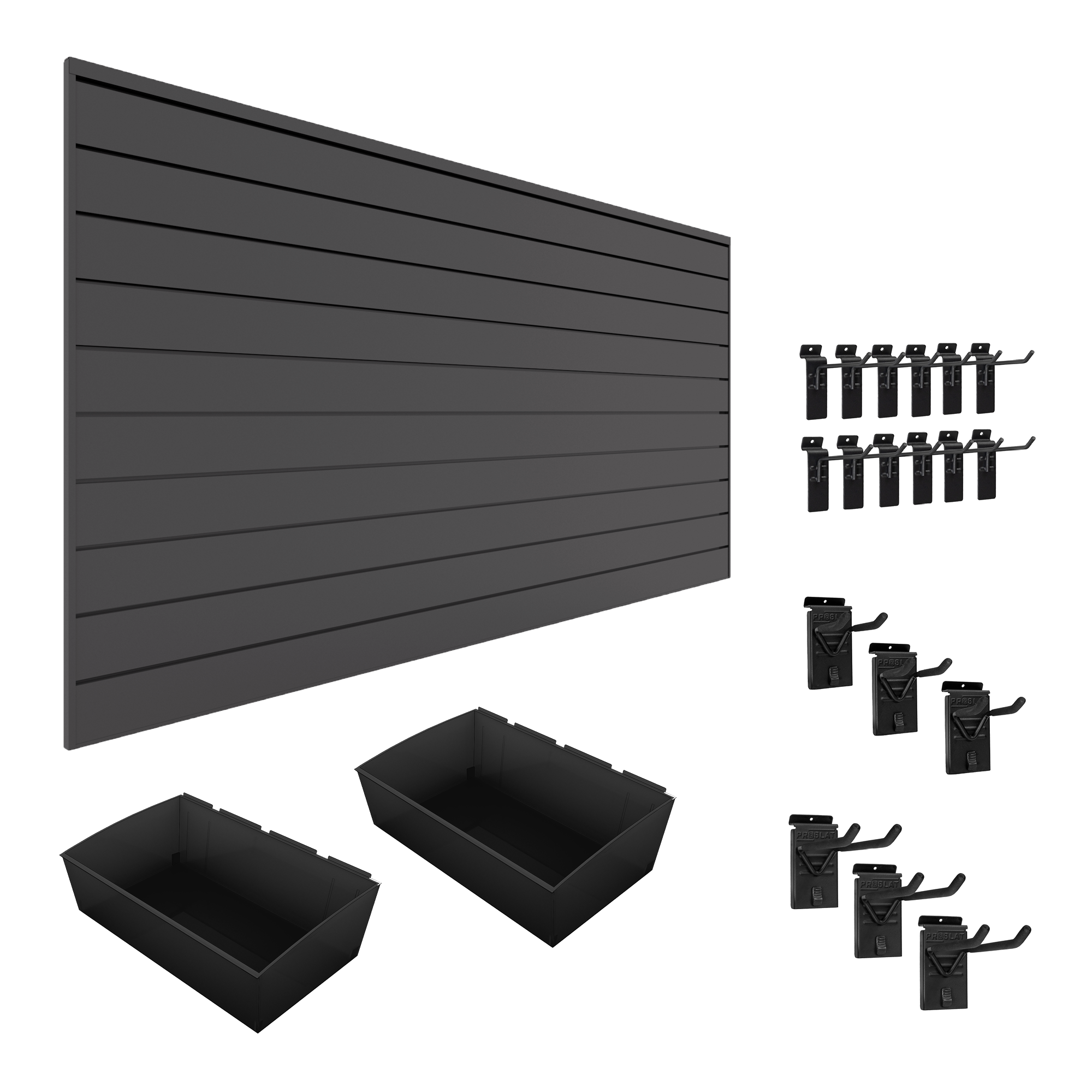 PVC Slatwall Organizer Bundle – STEALTH