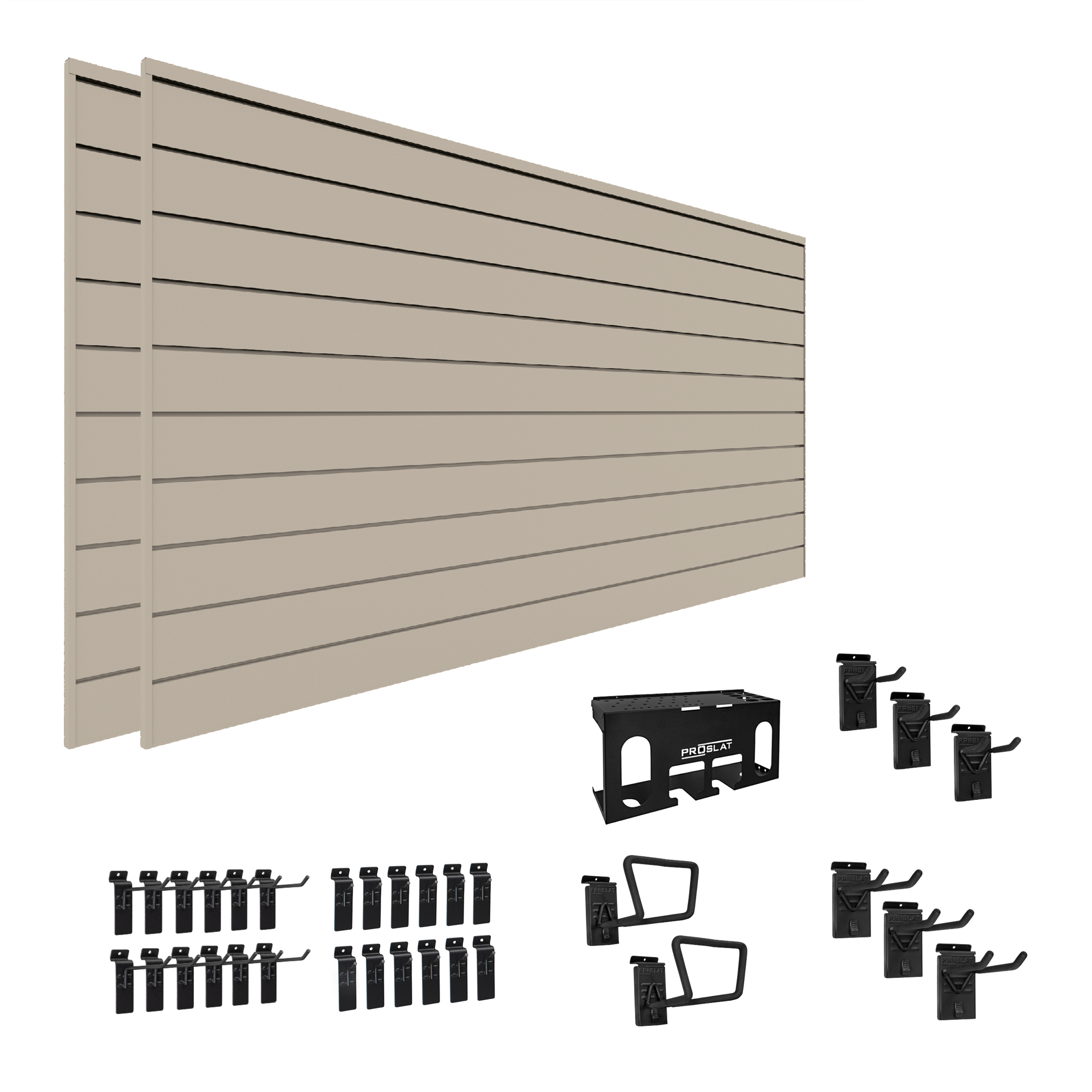 Classic Slatwall Ultimate Tool Organizer Bundle – STEALTH