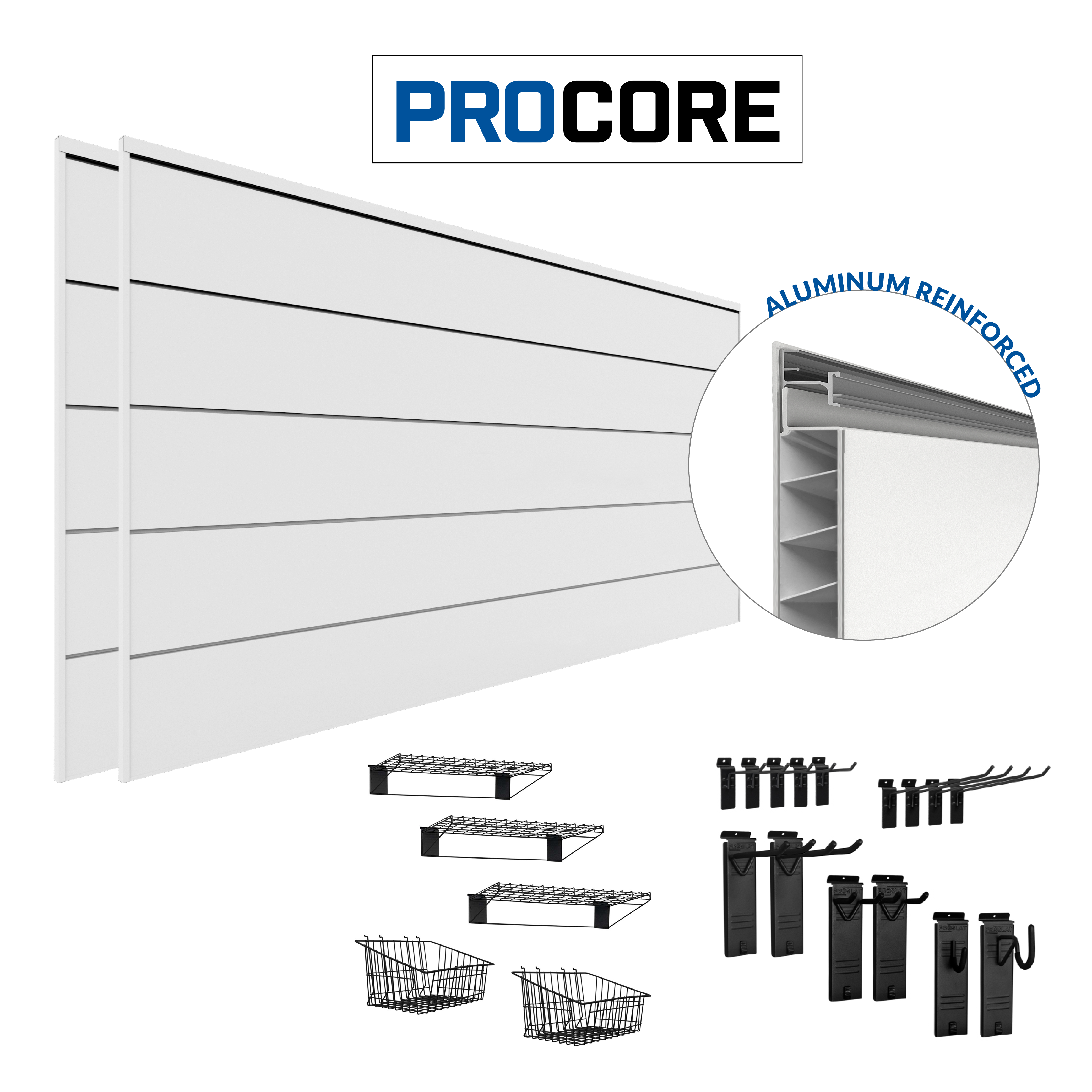XL PROCORE Slatwall Ultimate Bundle