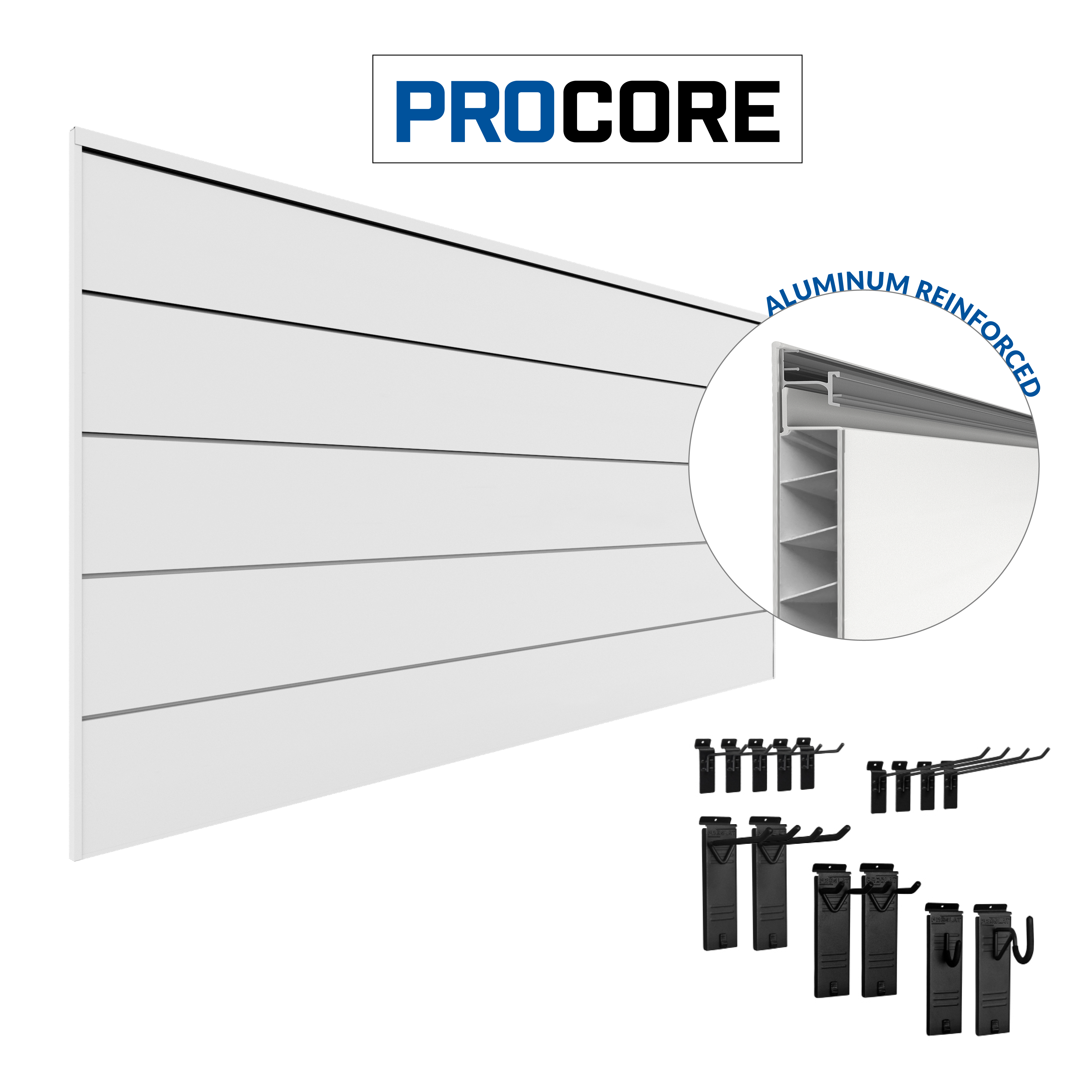 XL PROCORE Slatwall Basic Bundle