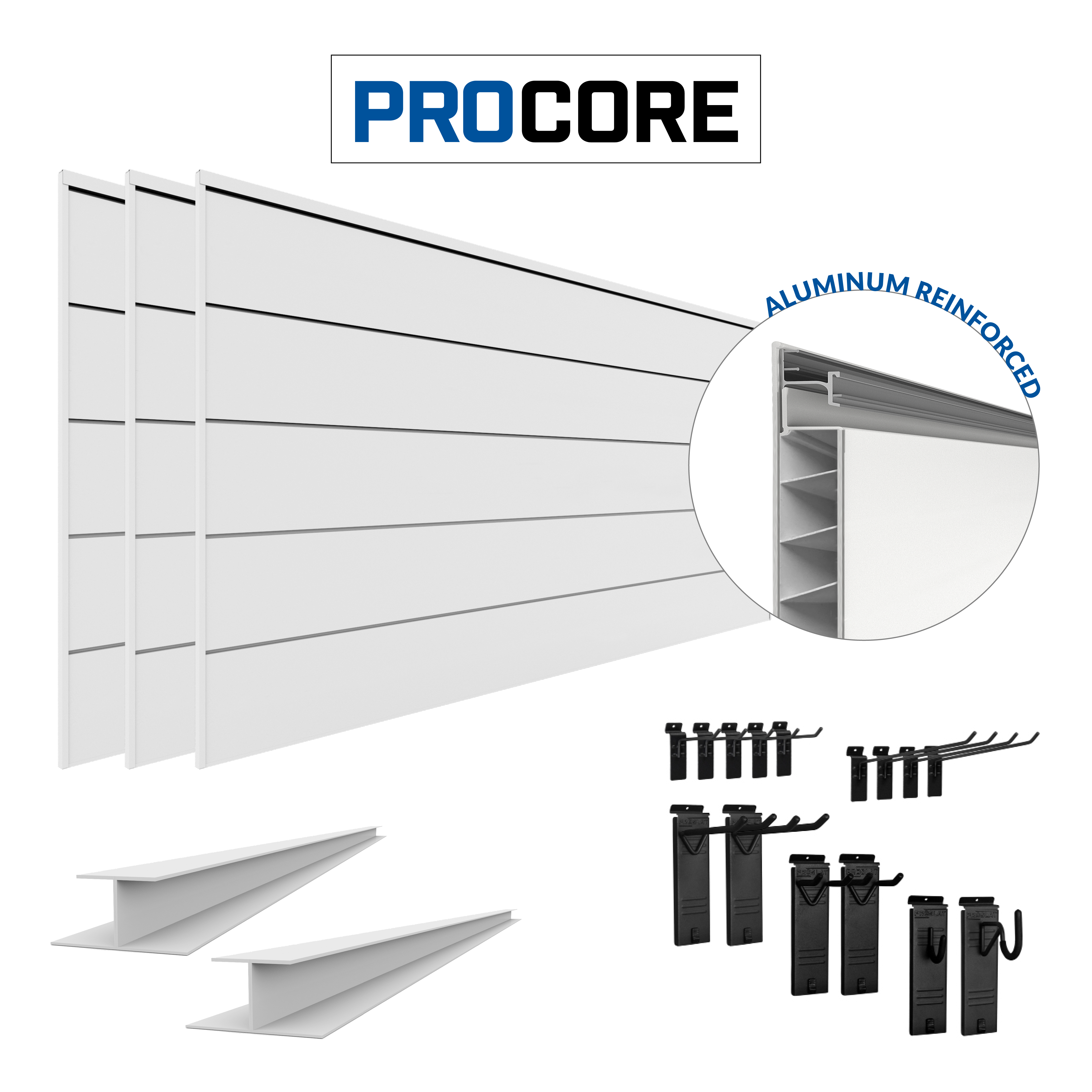 XL PROCORE Slatwall Standard Bundle