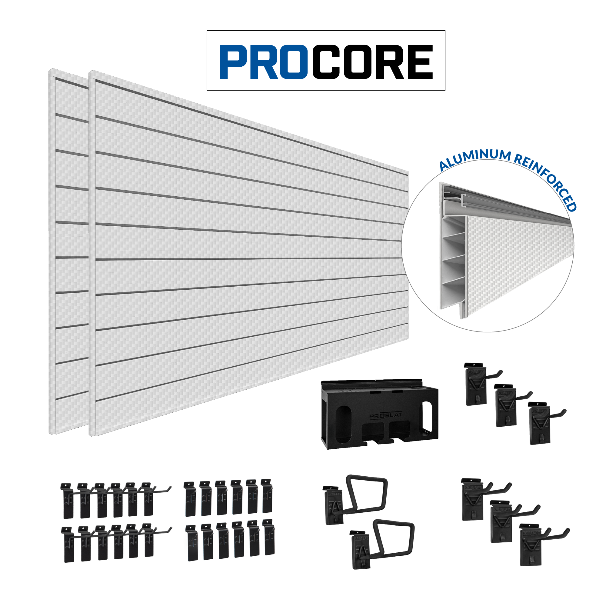PROCORE Slatwall Ultimate Tool Organizer Bundle