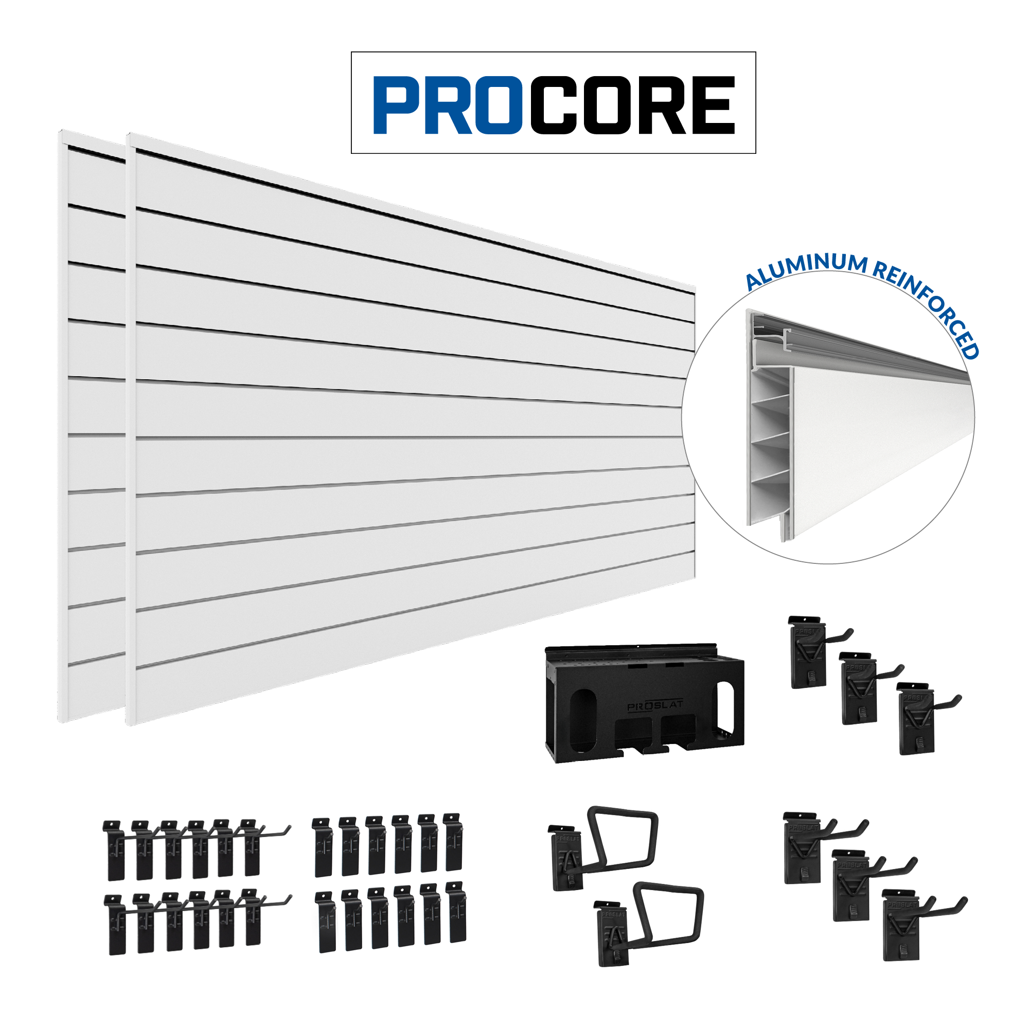 PROCORE Slatwall Ultimate Tool Organizer Bundle