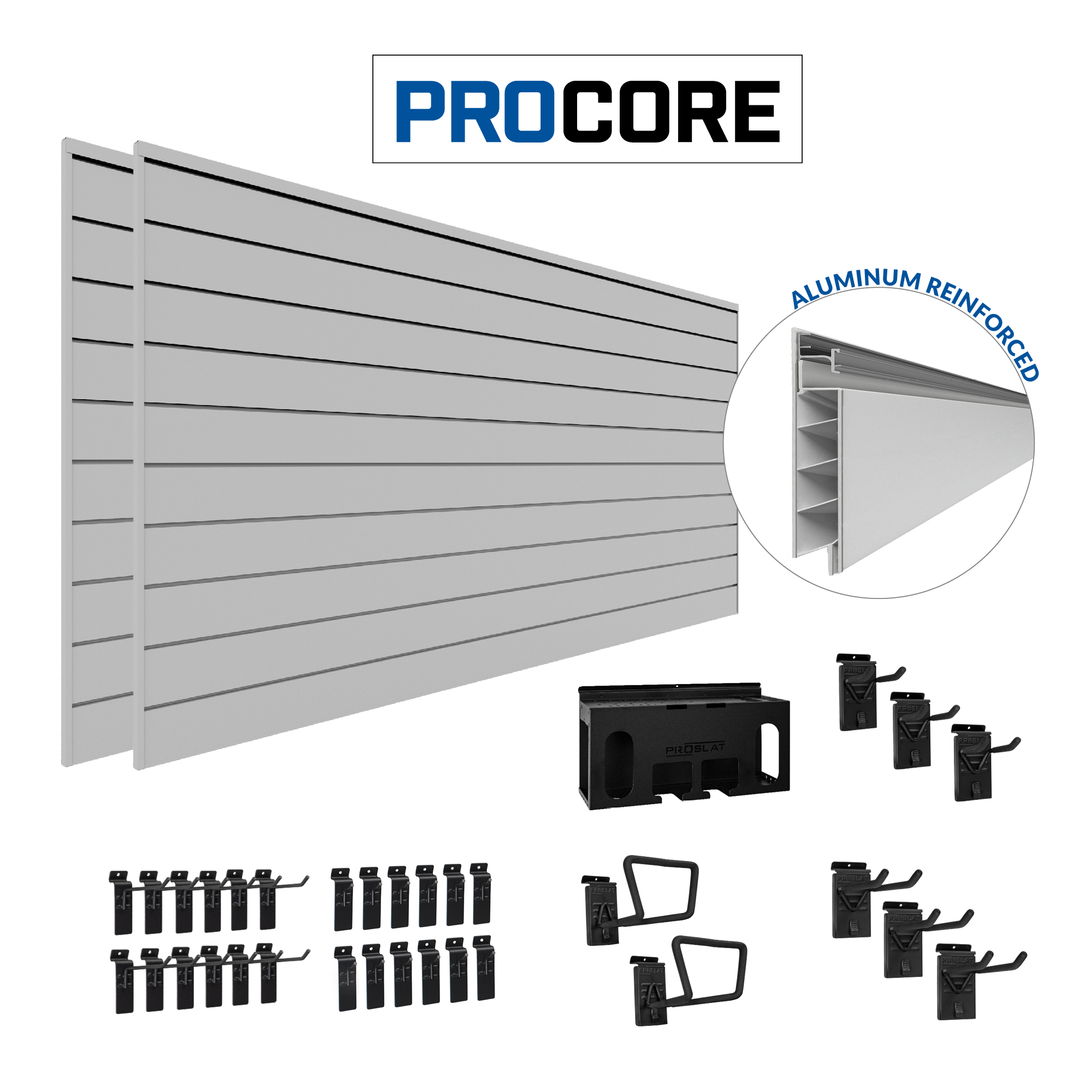 PROCORE Slatwall Ultimate Tool Organizer Bundle