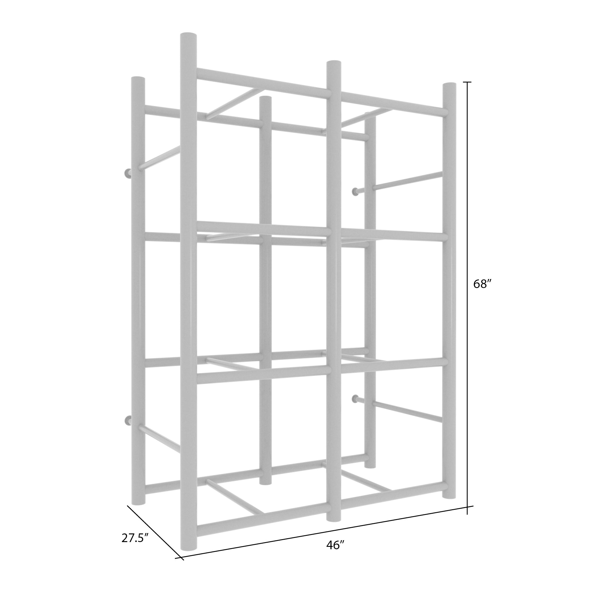 Bin Warehouse Rack – 8 Totes