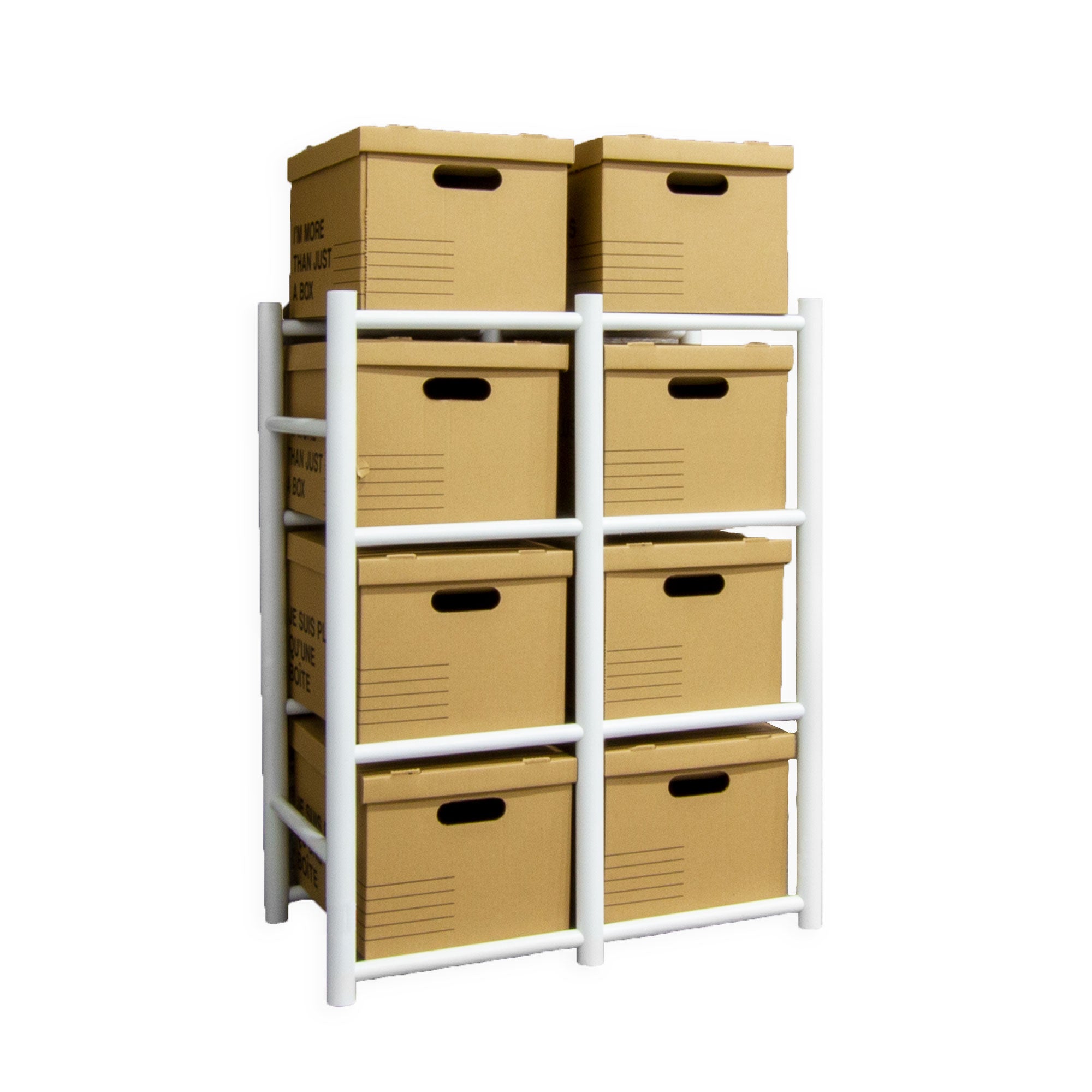 Bin Warehouse Rack - 8 Filebox