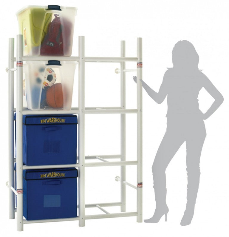 Bin Warehouse Rack – 8 Totes