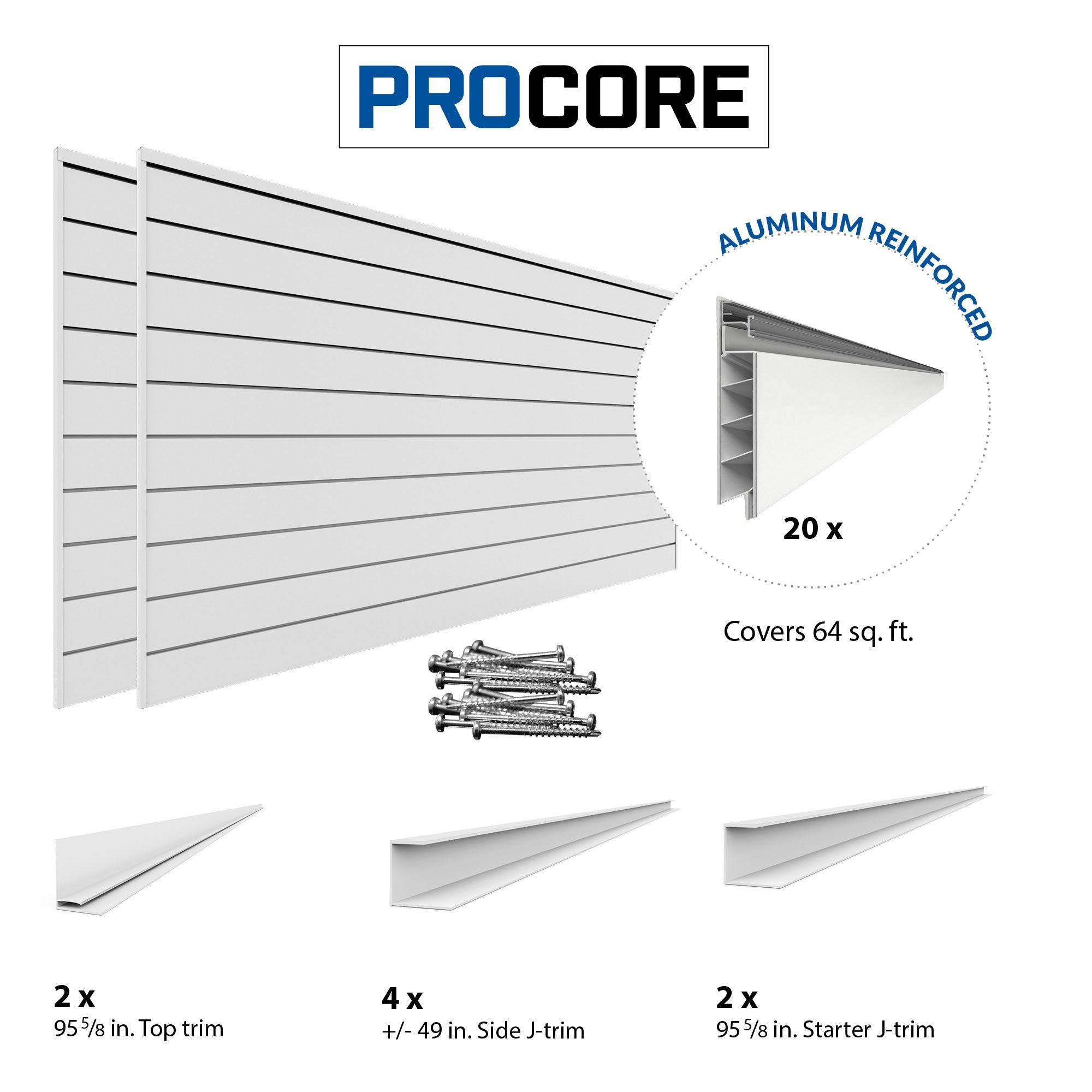 PROCORE Slatwall Ultimate Bundle