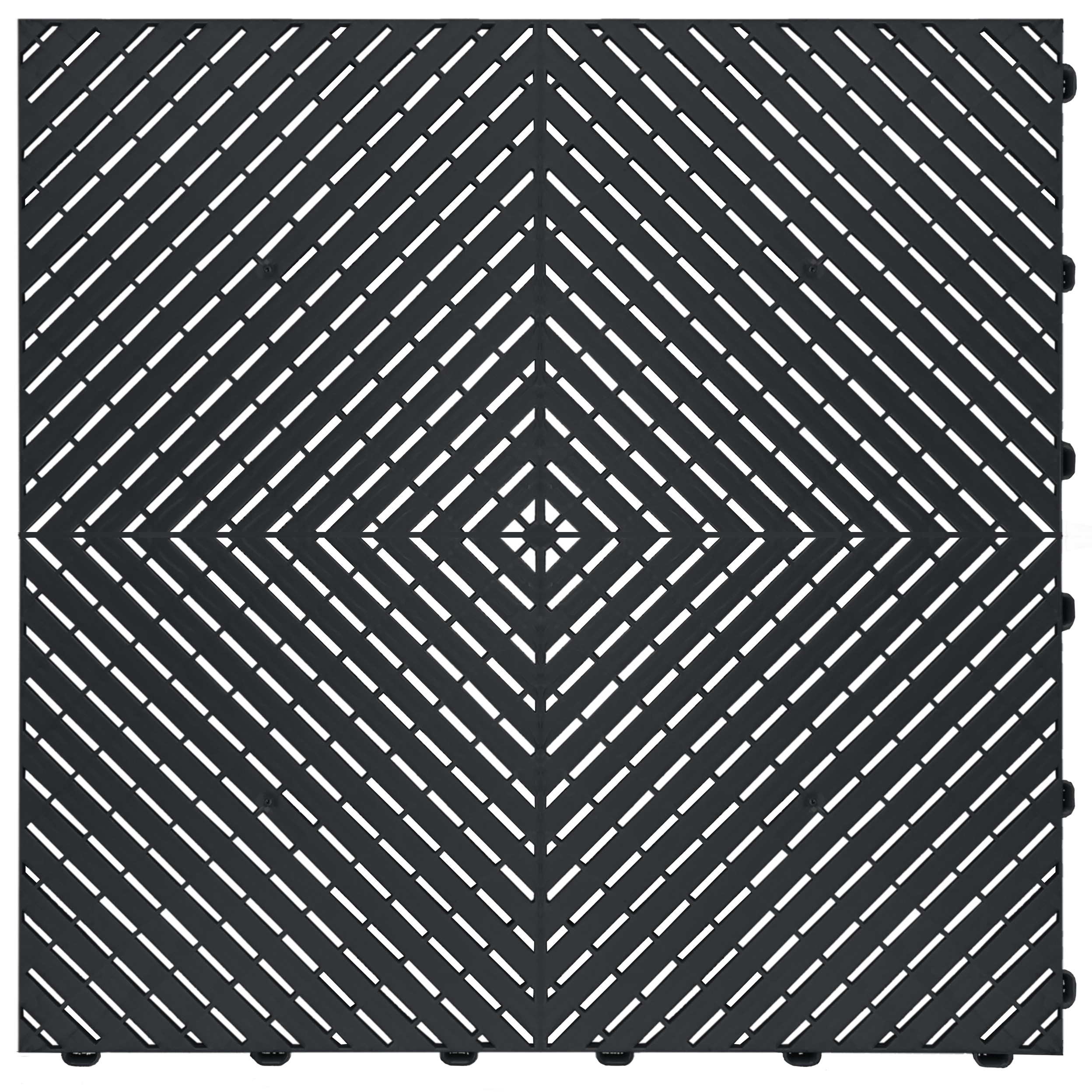 Ribtrax Smooth – Jet Black Tile