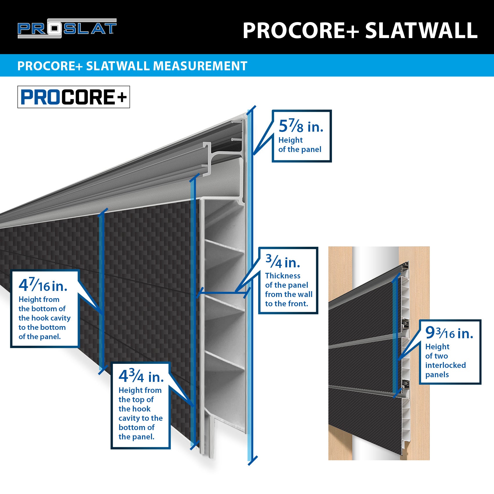 PROCORE PLUS Slatwall Basic Bundle