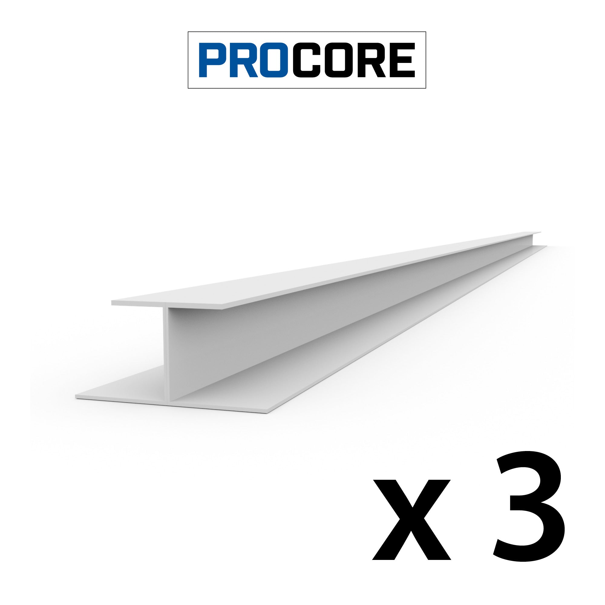 8 ft. PROCORE PVC H Trim Pack