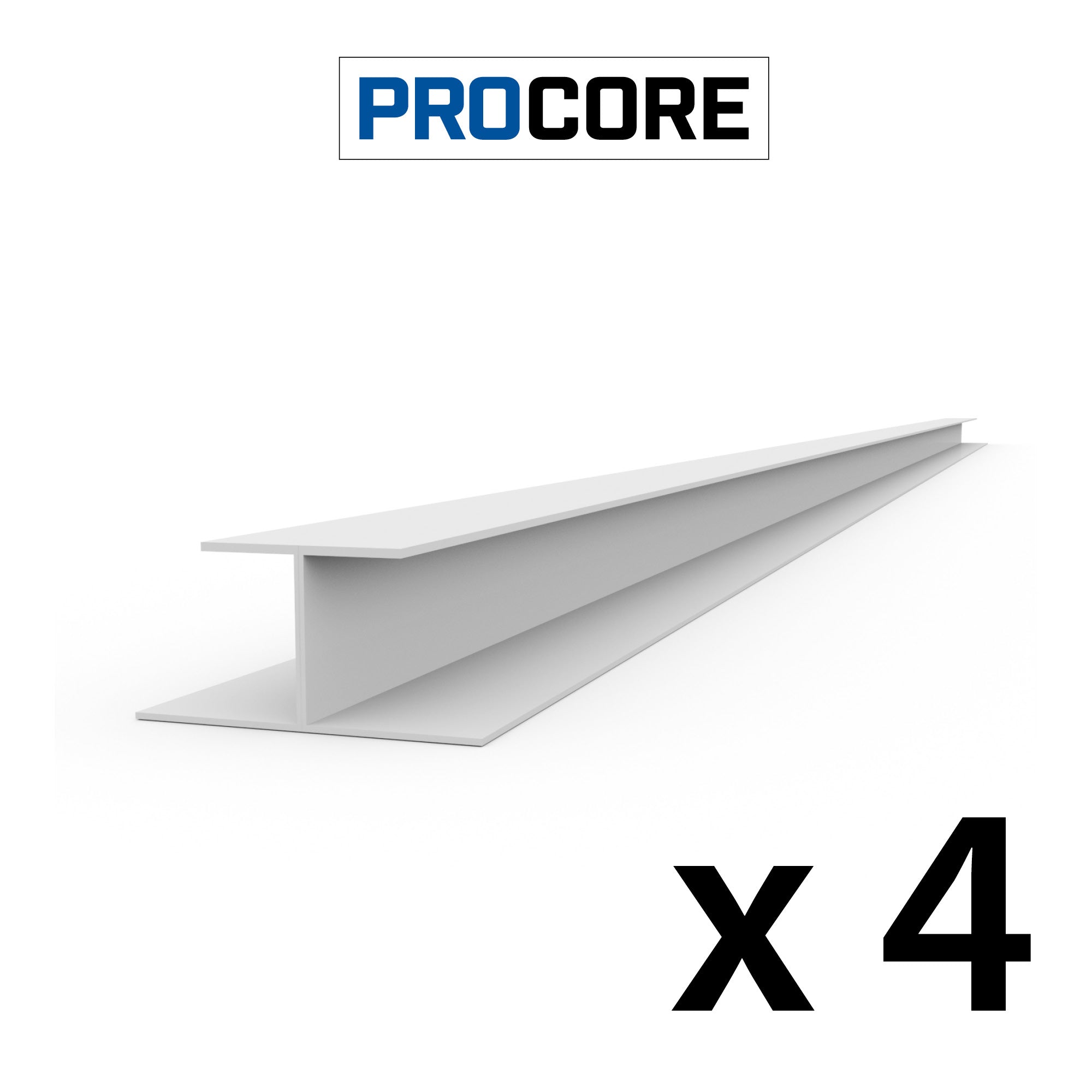 8 ft. PROCORE PVC H Trim Pack