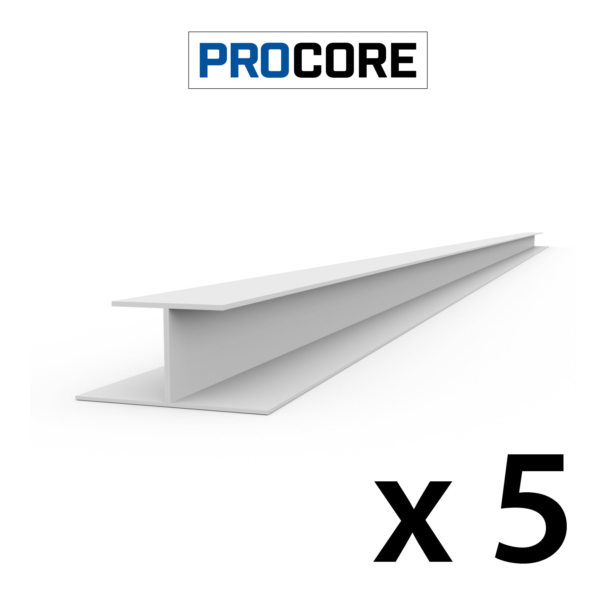8 ft. PROCORE PVC H Trim Pack