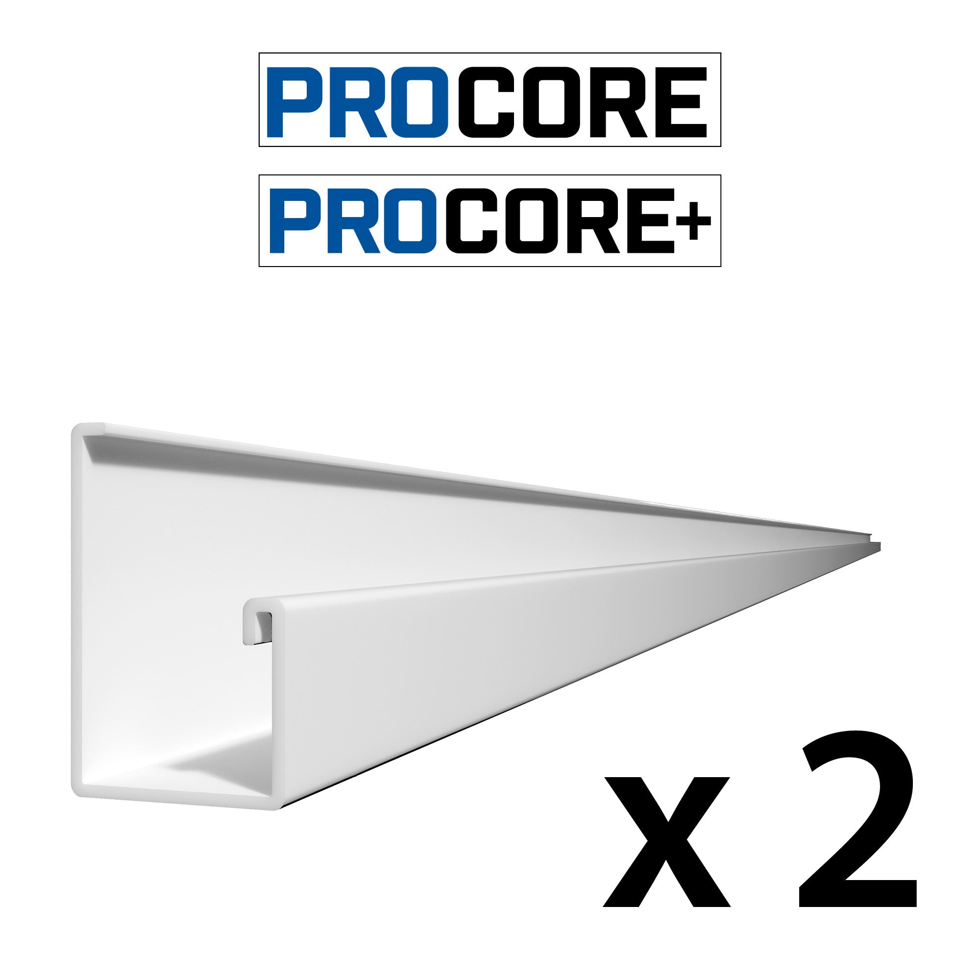 8 ft. PROCORE PVC Starter Trim Pack