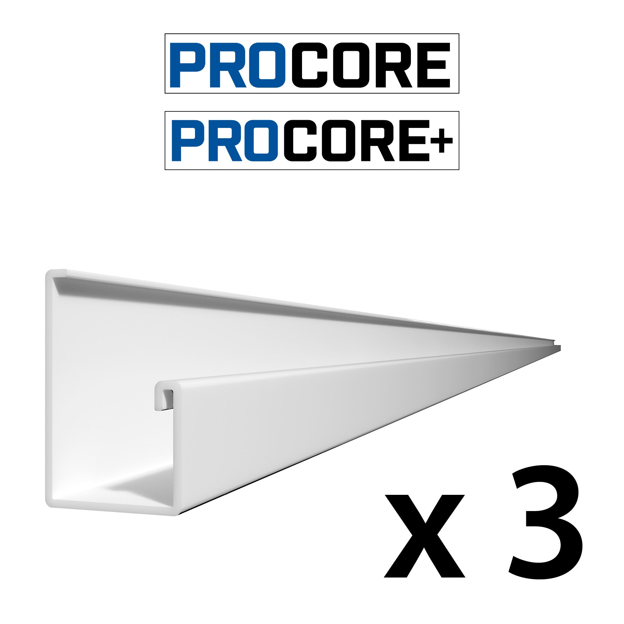 8 ft. PROCORE PVC Starter Trim Pack