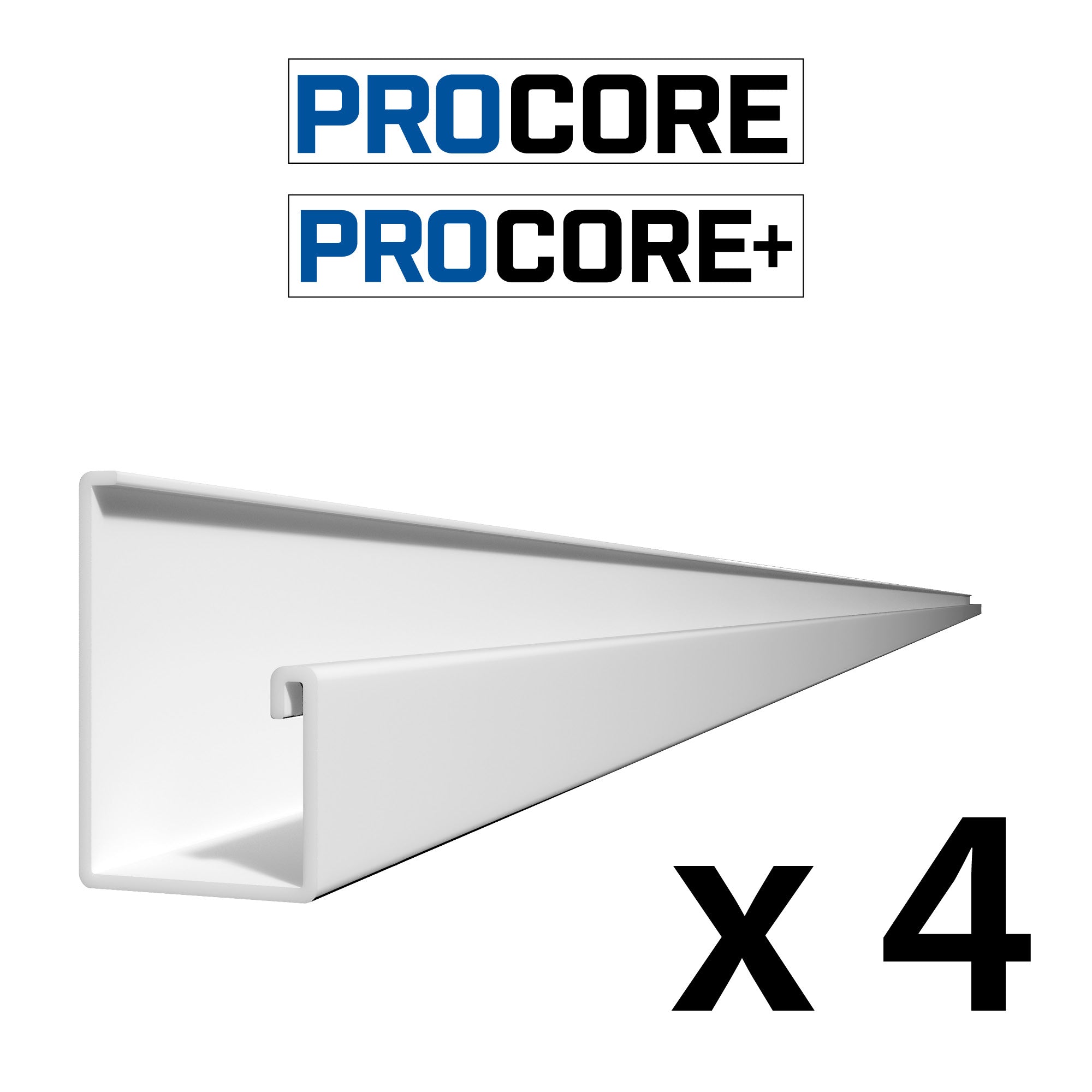 8 ft. PROCORE PVC Starter Trim Pack