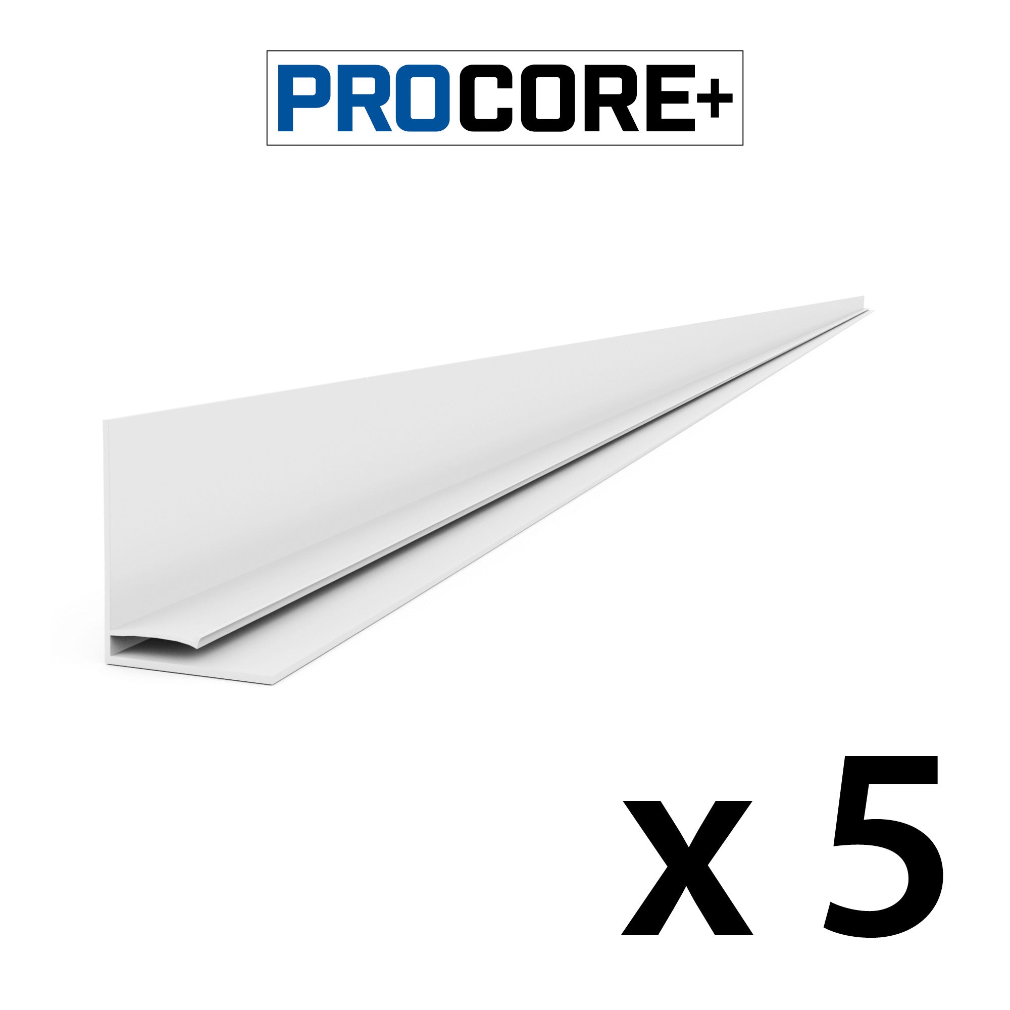 8 ft. PROCORE+ Black carbon fiber  PVC Top Trim Pack