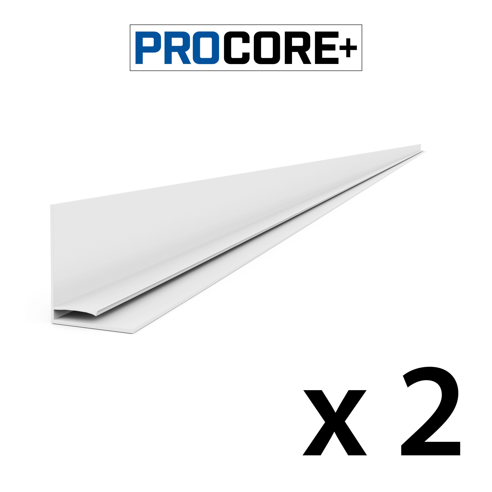 8 ft. PROCORE+ Black carbon fiber  PVC Top Trim Pack